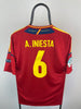 Andres Iniesta Spanien 11/12 hjemmebanetrøje - M