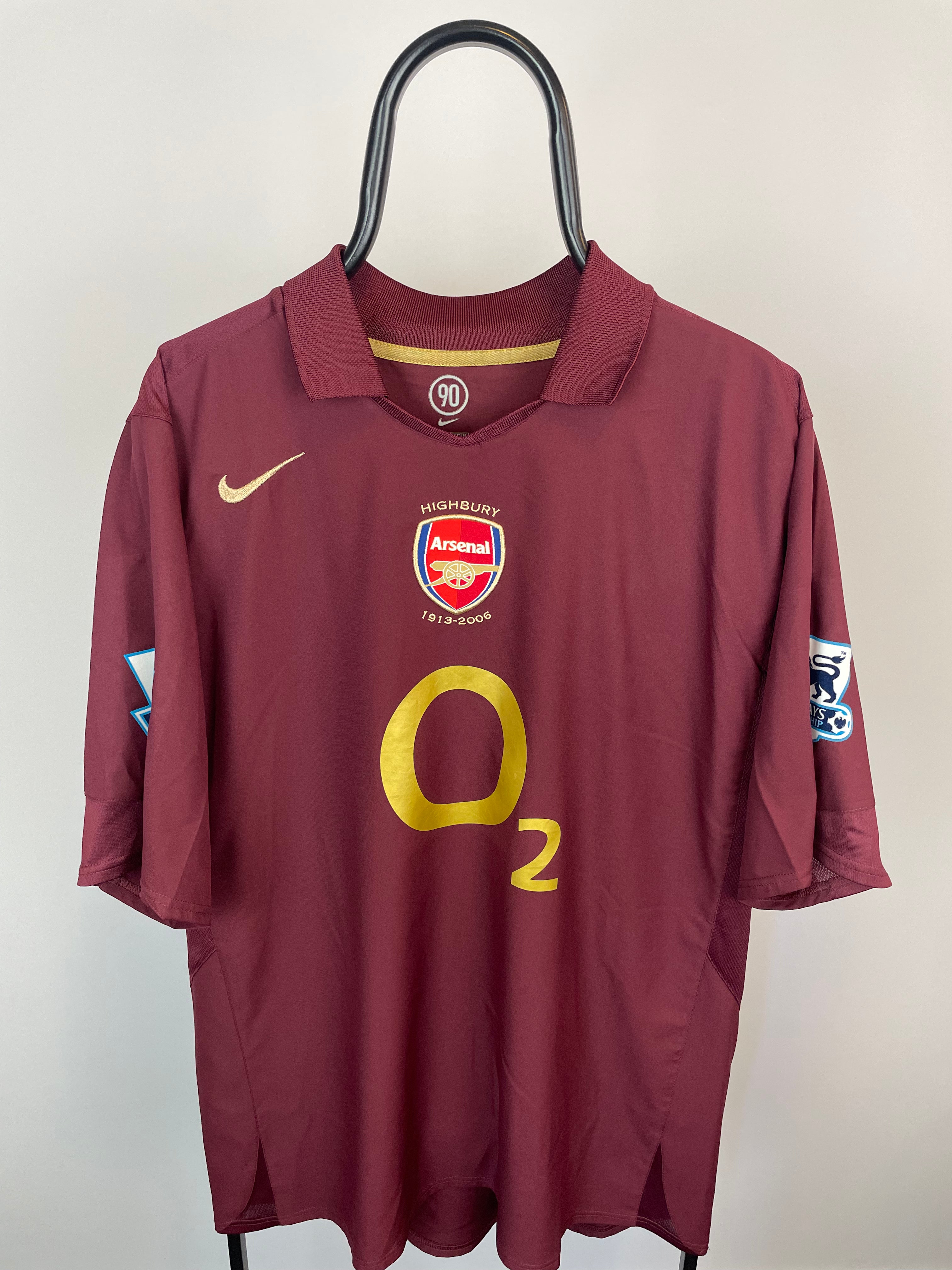 Dennis Bergkamp Arsenal 05/06 hjemmebanetrøje - XL