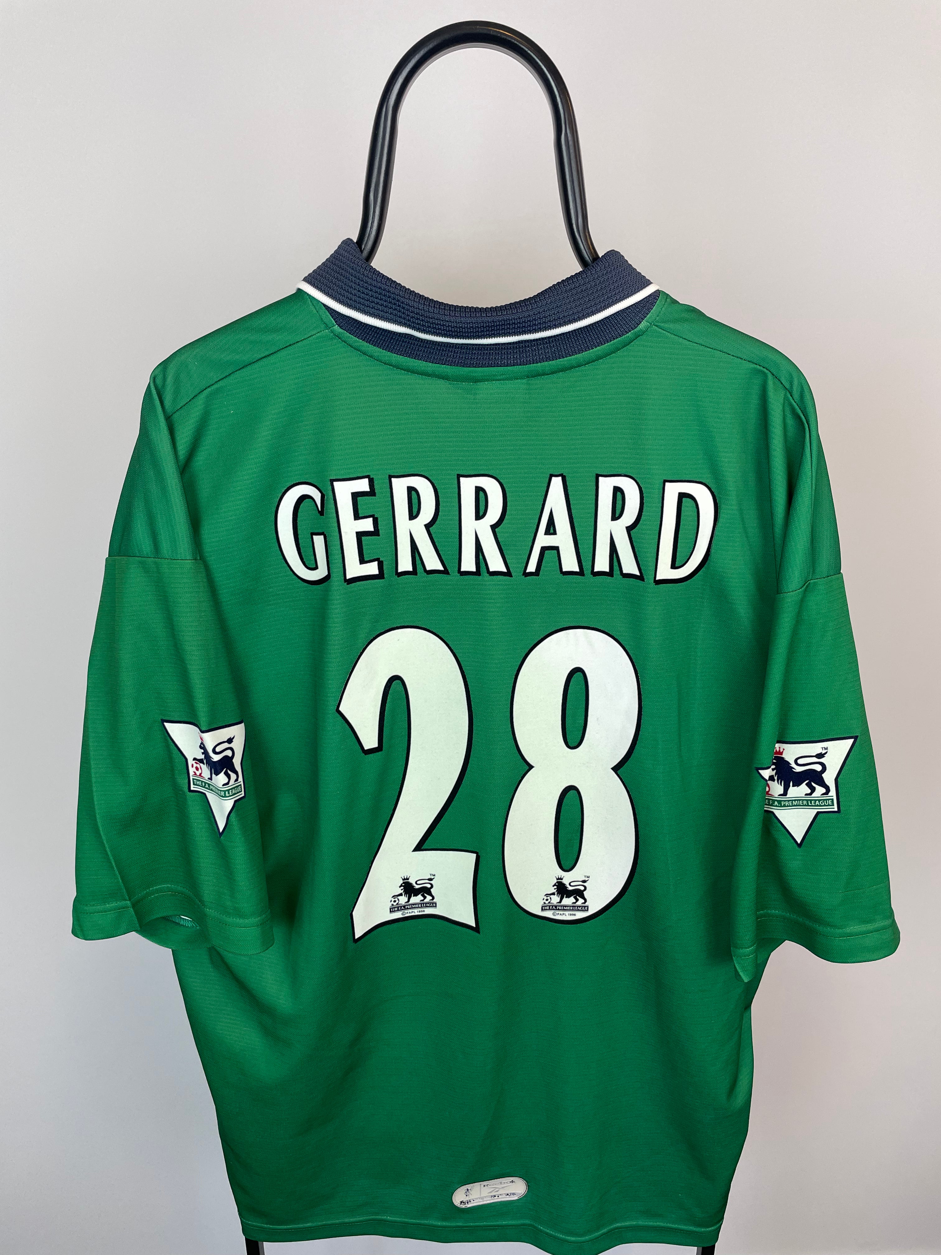 Steven Gerrard Liverpool 99/00 udebanetrøje - XXL