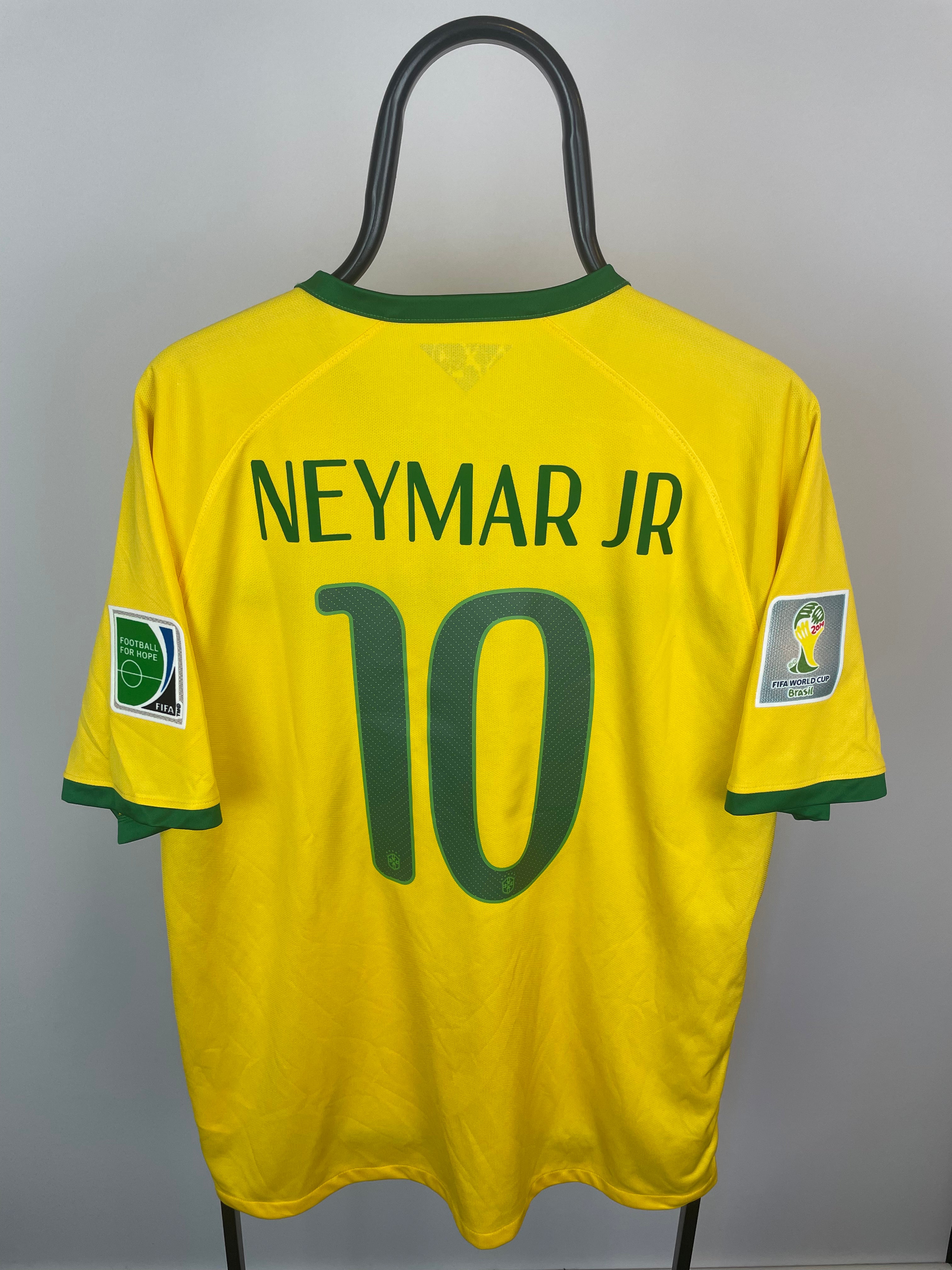 Neymar Brasilien 14/16 hjemmebanetrøje - XL