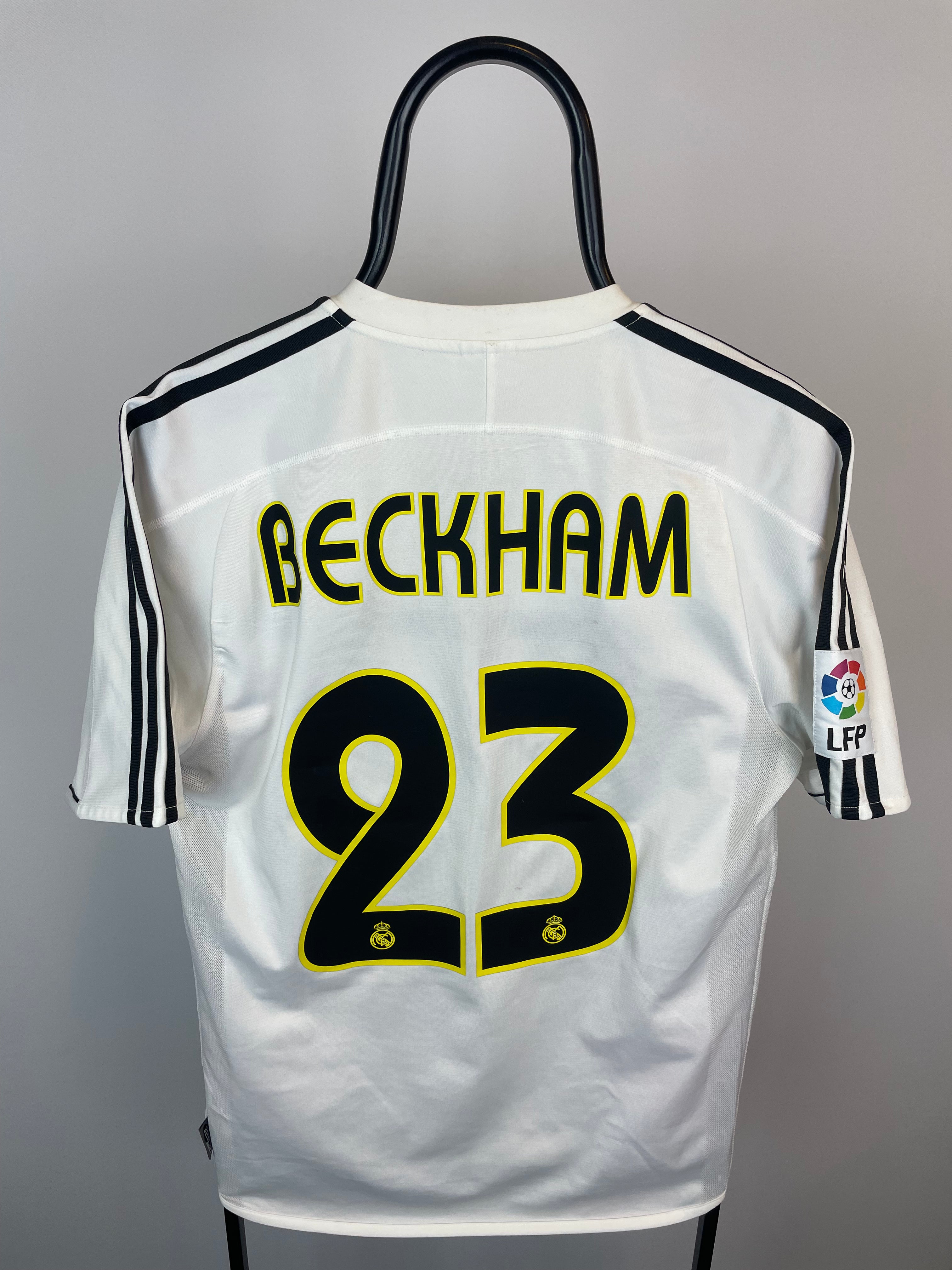 David Beckham Real Madrid 03/04 hjemmebanetrøje - S