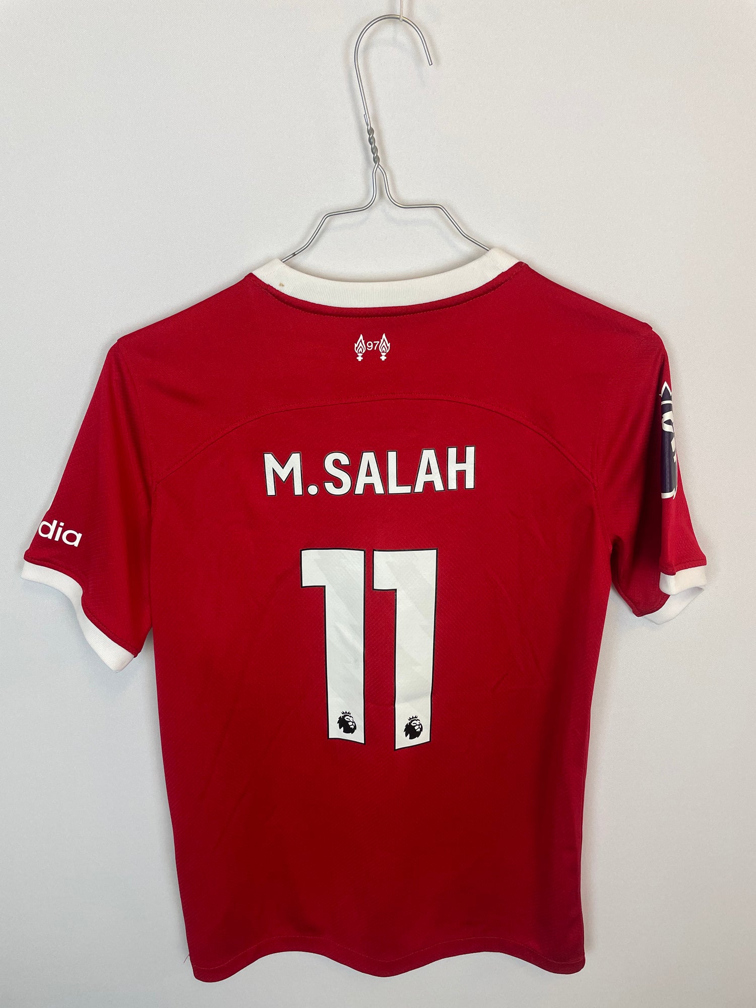 Mohamed Salah Liverpool 23/24 hjemmebanetrøje - 11/12 år