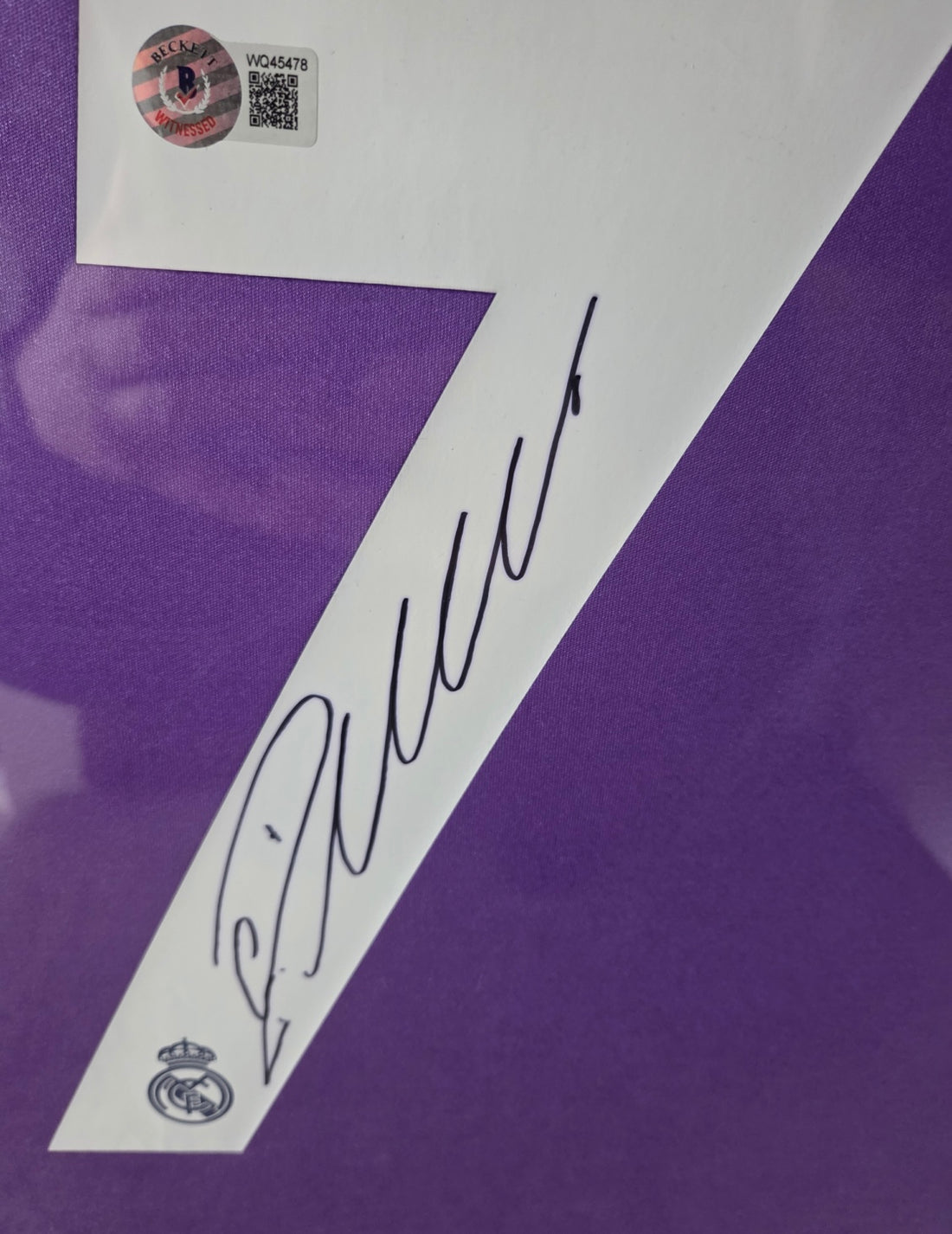 Cristiano Ronaldo Real Madrid 16/17 SIGNERET udebanetrøje - L