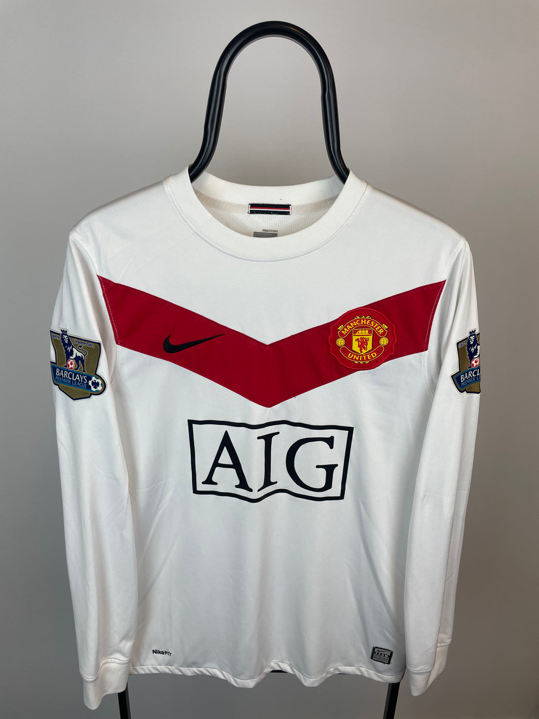 Edwin van der Sar Manchester United 09/10 måmandstrøje - S