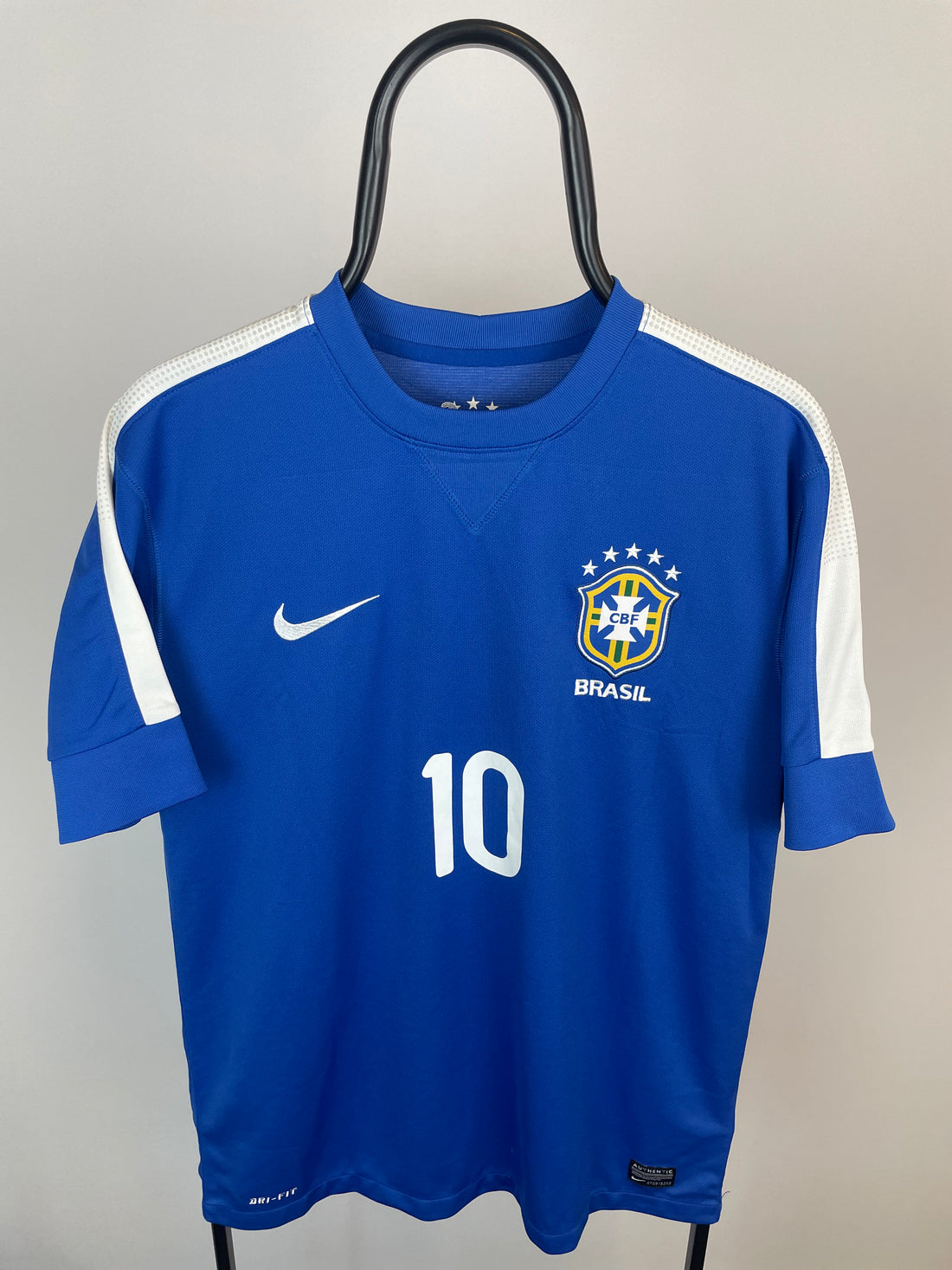 Neymar Brasilien 13/14 udebanetrøje Player Issue - L