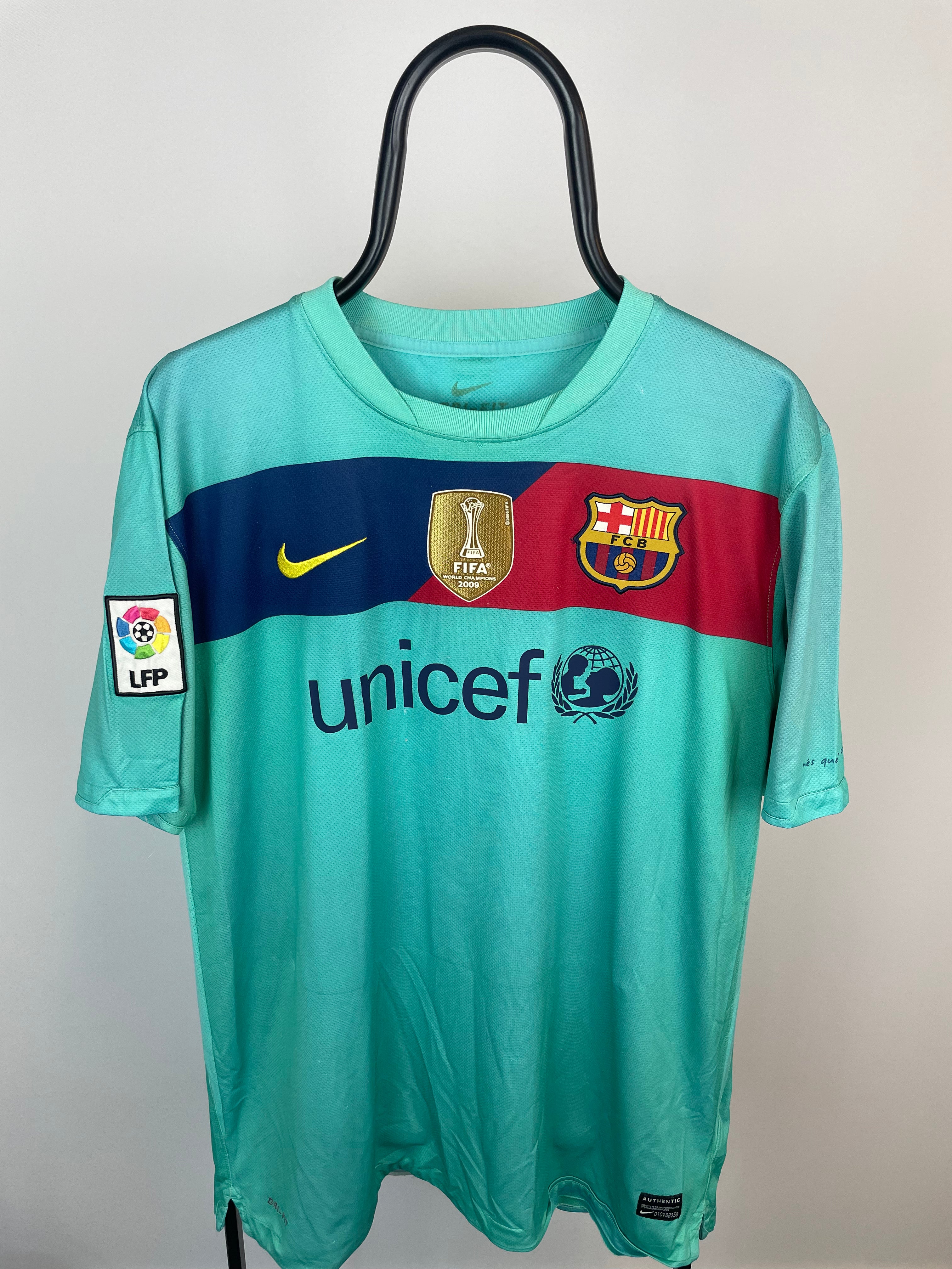 Lionel Messi Barcelona 10/11 udebnanetrøje - L