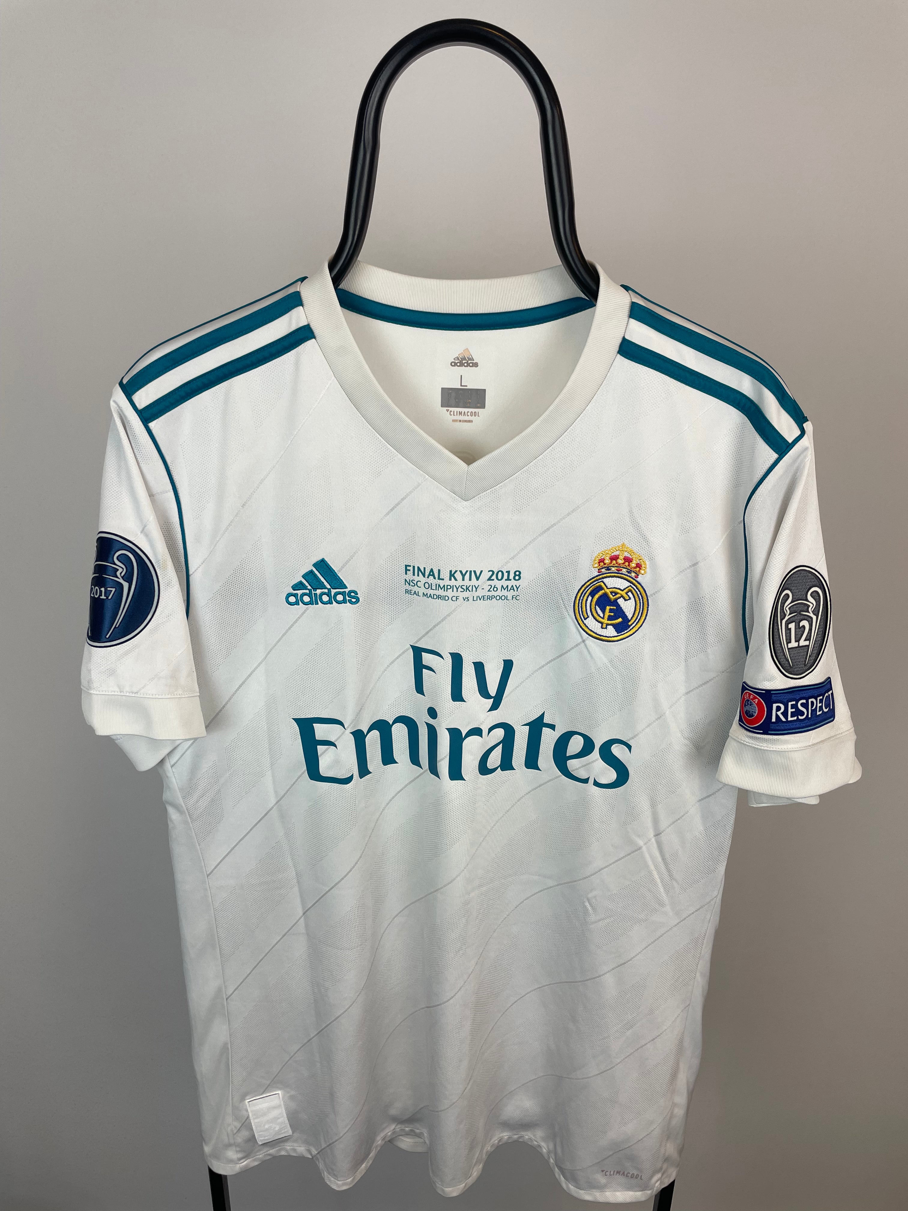 Toni Kroos Real Madrid 17/18 hjemmebanetrøje FINALETRYK - L