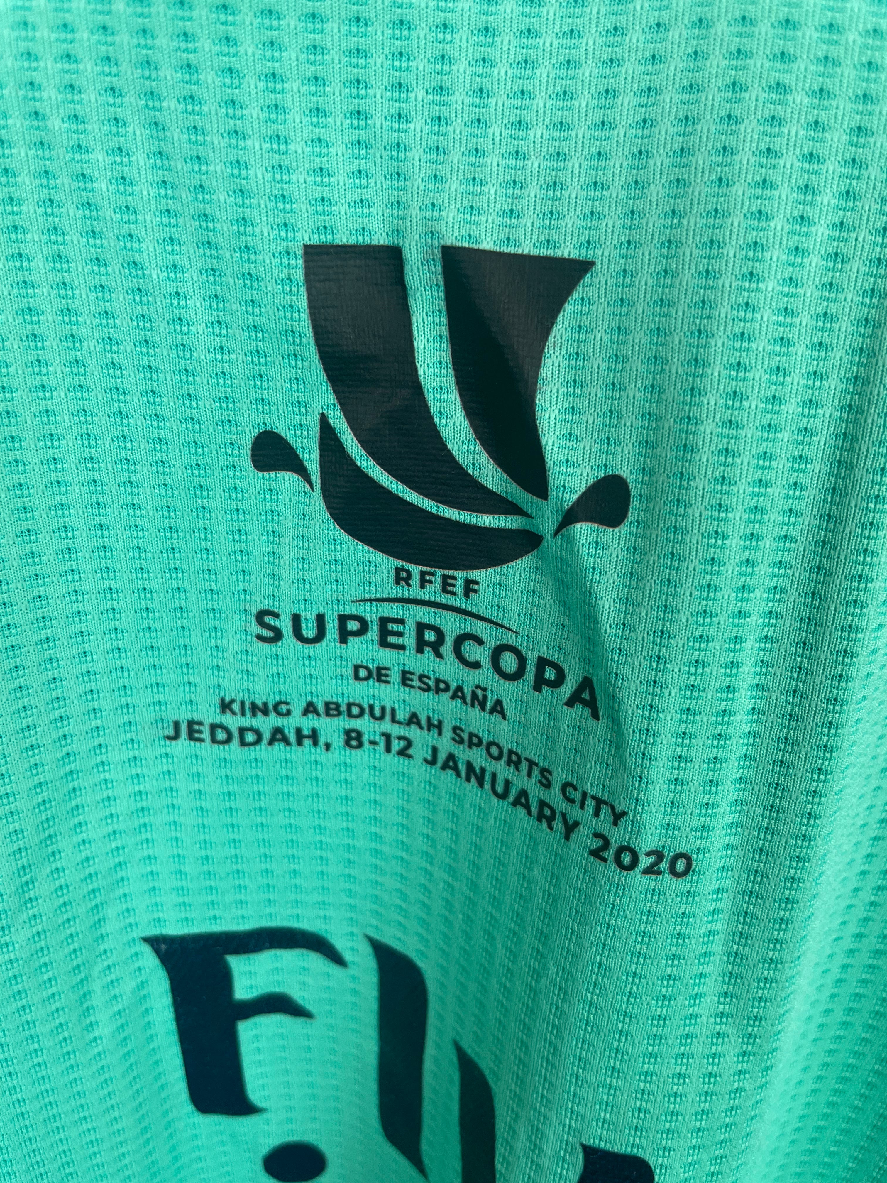 Luka Modric Real Madrid Authentic FINALETRYK 19/20 3 trøje - L