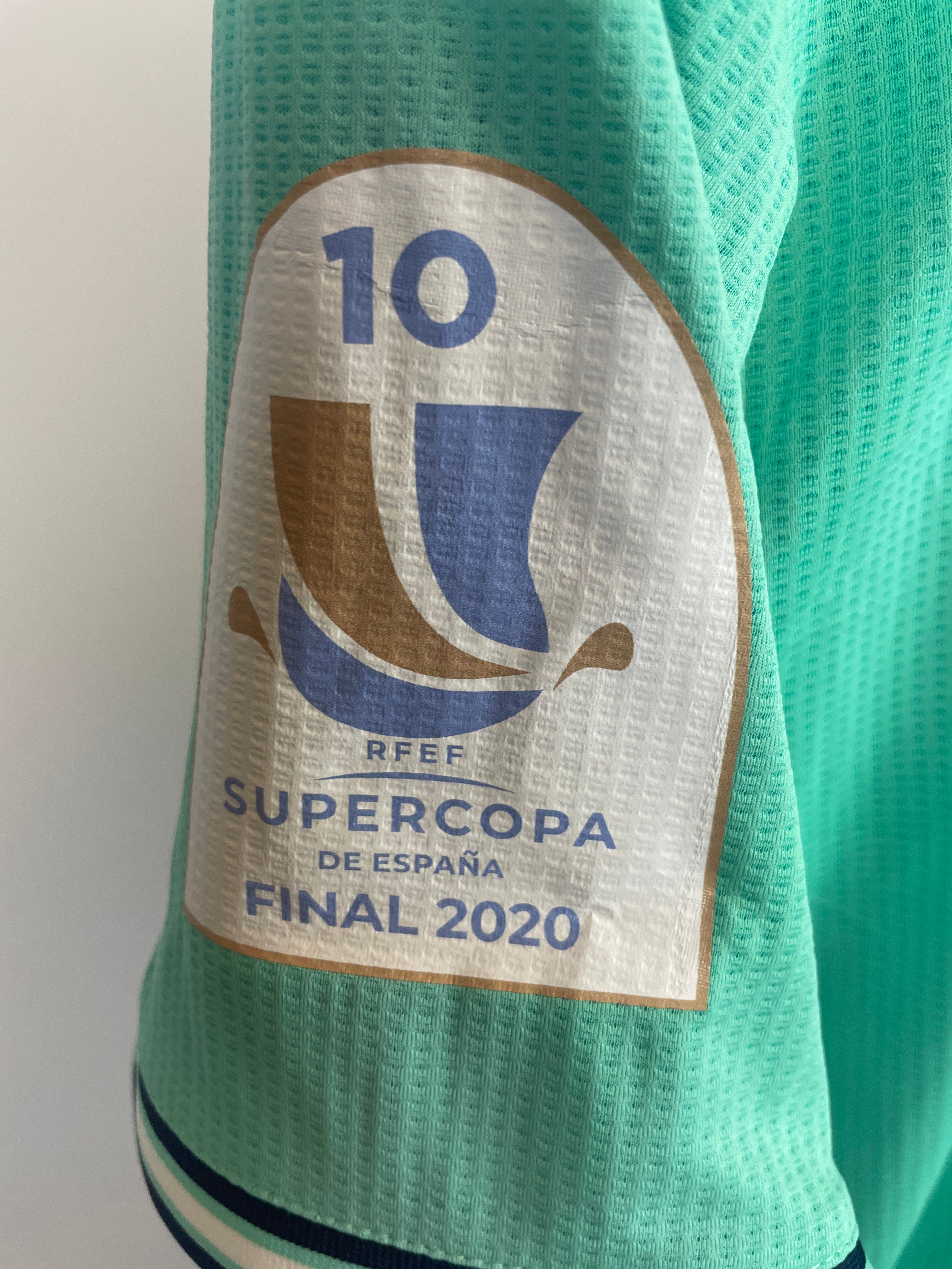 Luka Modric Real Madrid Authentic FINALETRYK 19/20 3 trøje - L