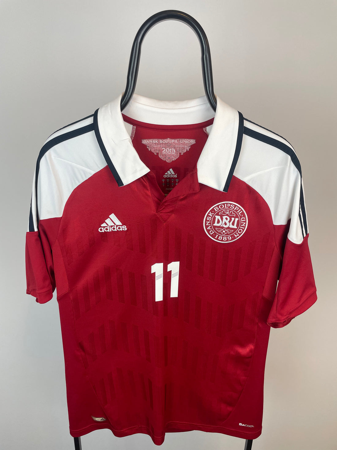 Nicklas Bendtner Danmark 12/14 hjemmebanetrøje - M