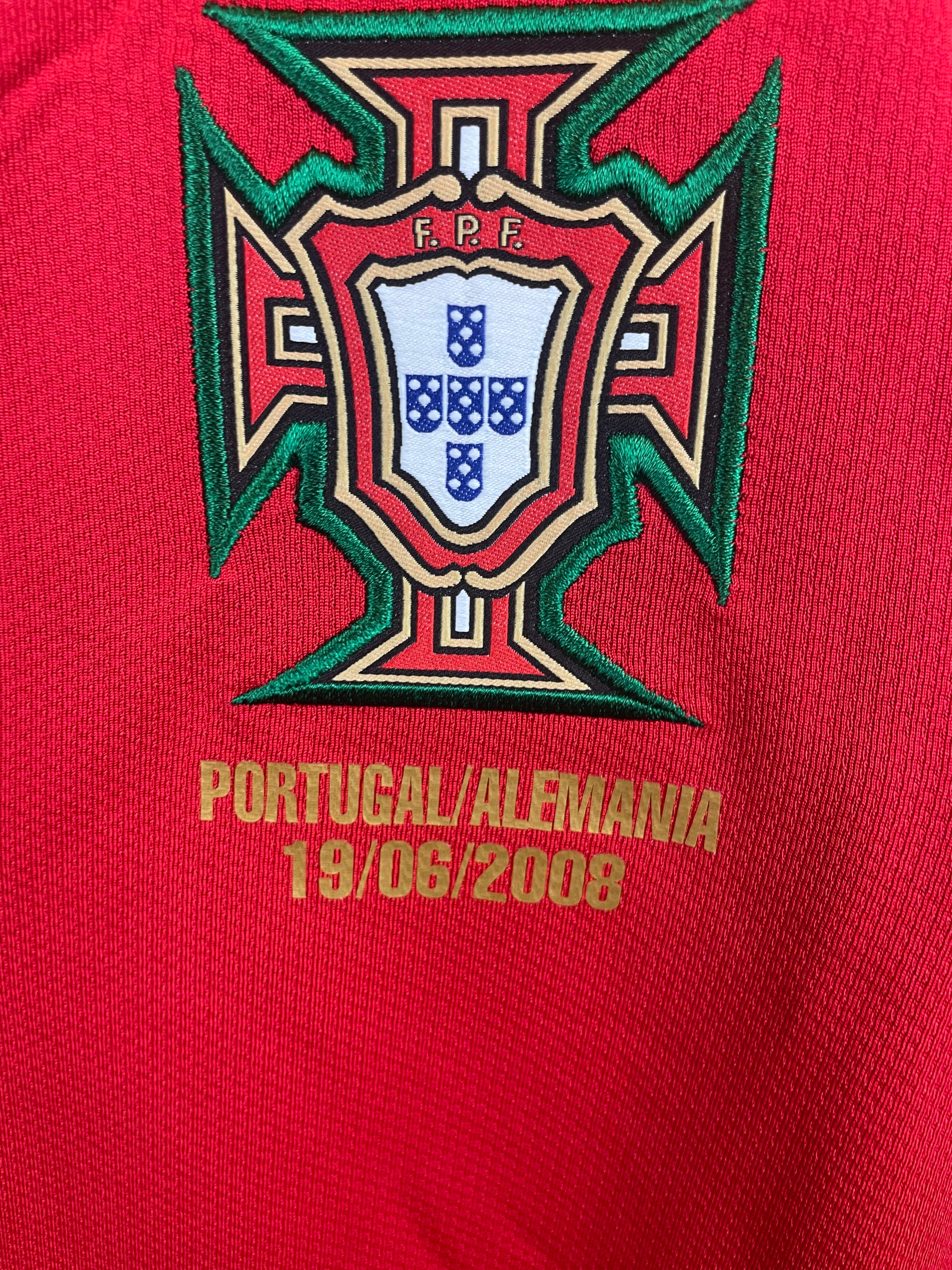 Cristiano Ronaldo Portugal 10/12 KAMPDETALJER hjemmebanetrøje - M