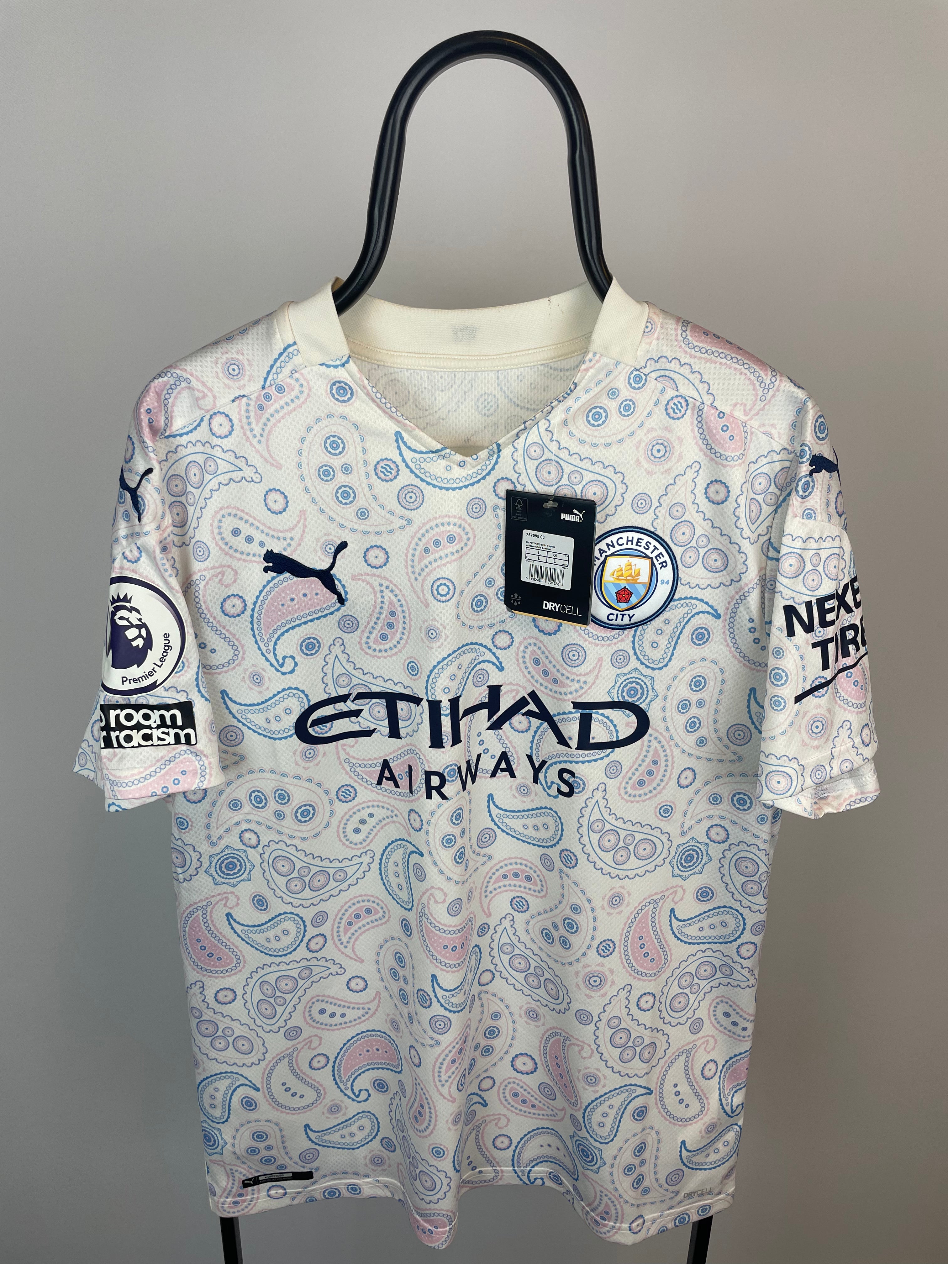 Kevin De Bruyne Manchester City 20/21 udebanetrøje - L