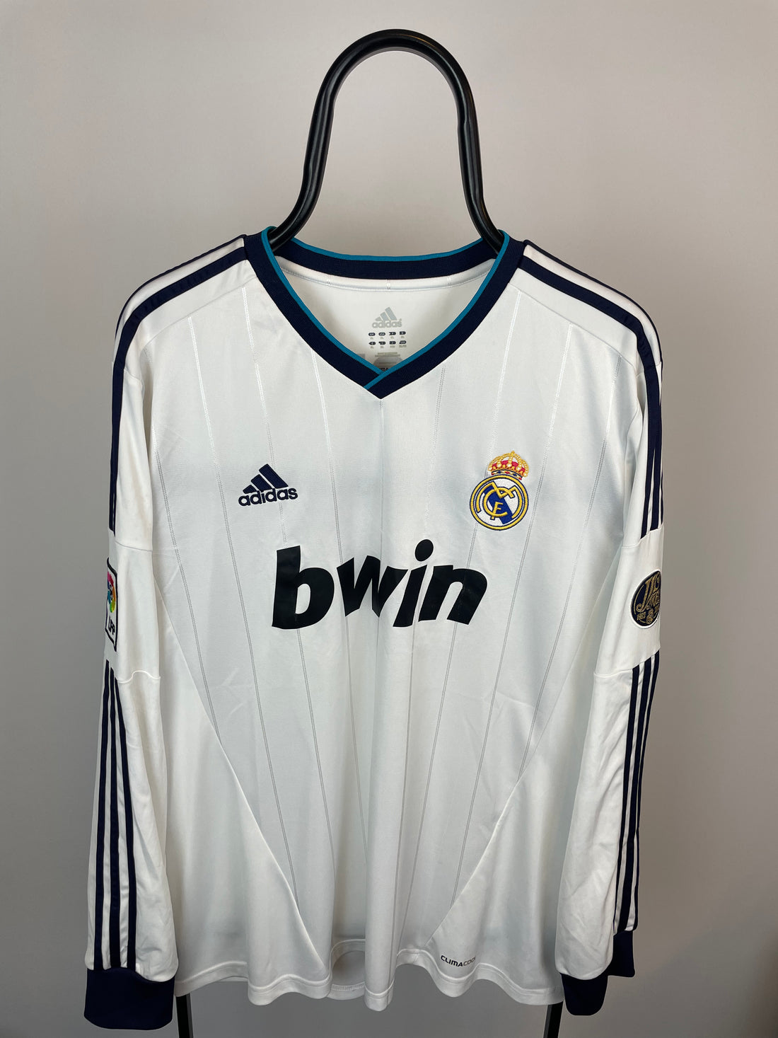 Cristiano Ronaldo Real Madrid 12/13 langærmet hjemmebanetrøje - XL