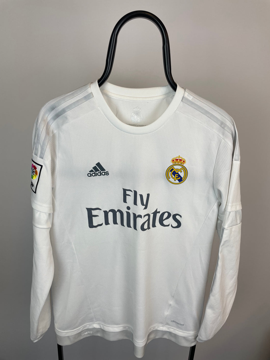 Cristiano Ronaldo Real Madrid 15/16 langærmet hjemmebanetrøje - M