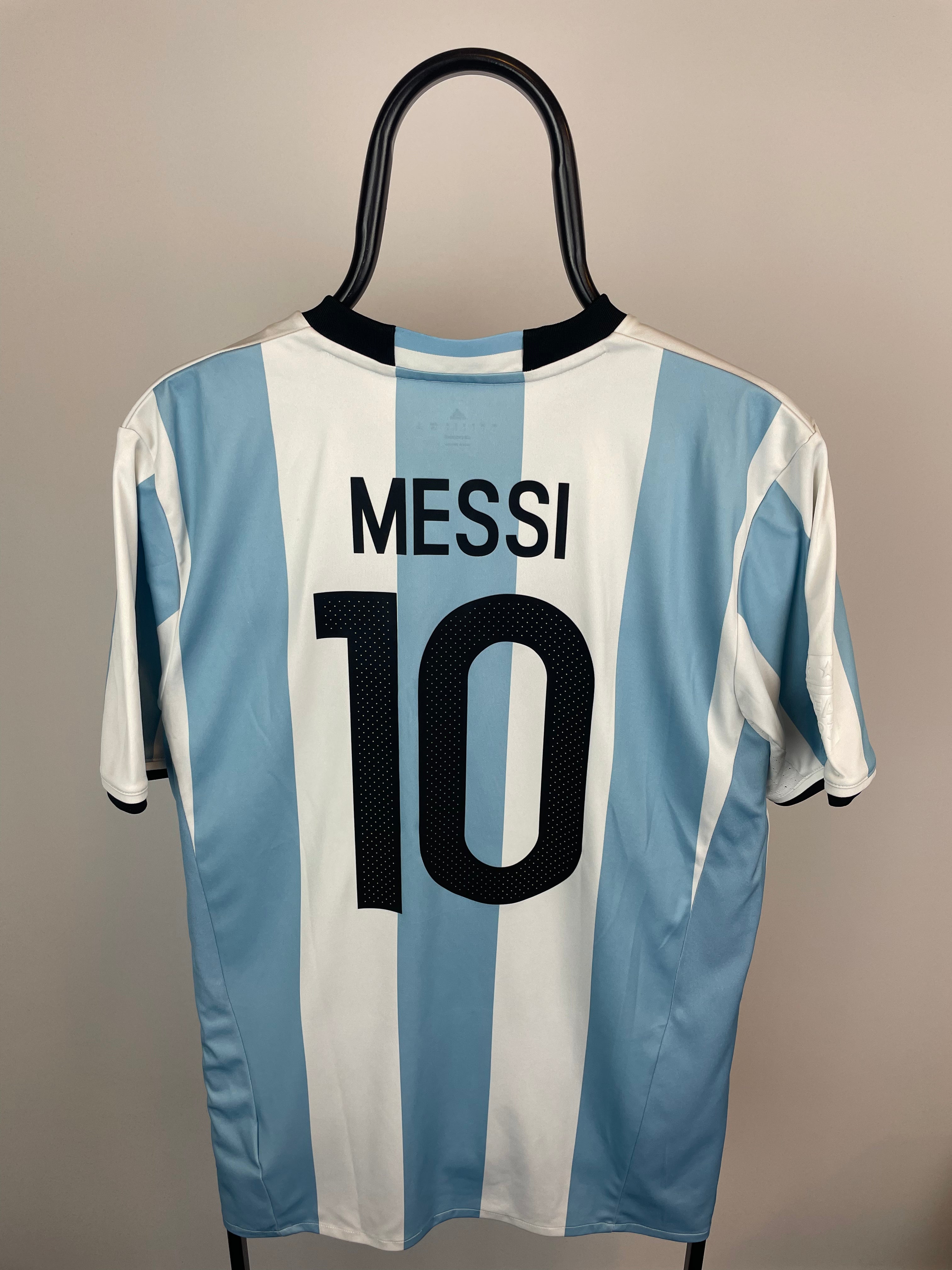 Lionel Messi Argentína 16/18 hjemmebanetrøje - L