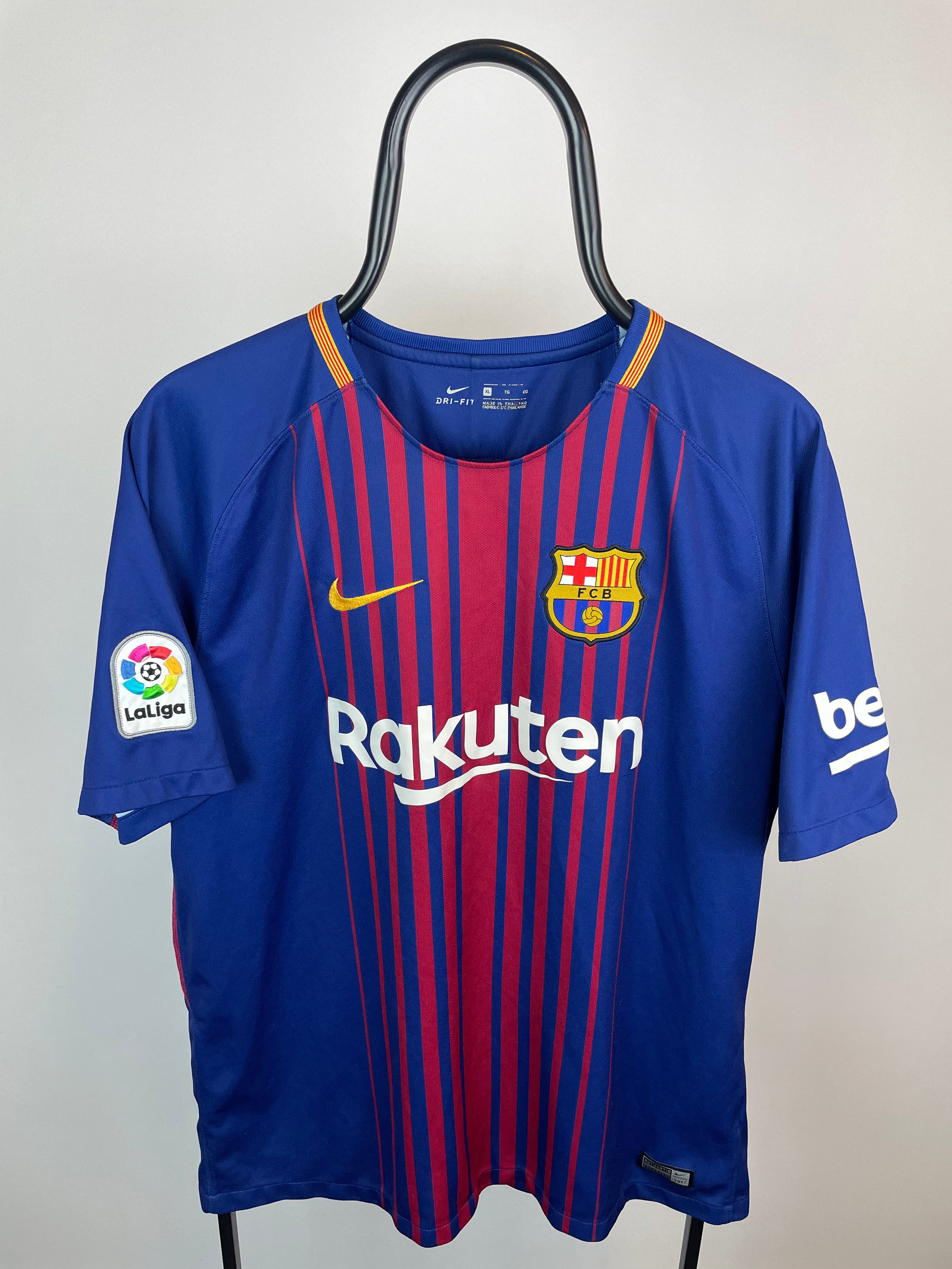Lionel Messi Barcelona 17/18 hjemmebanetrøje - XL