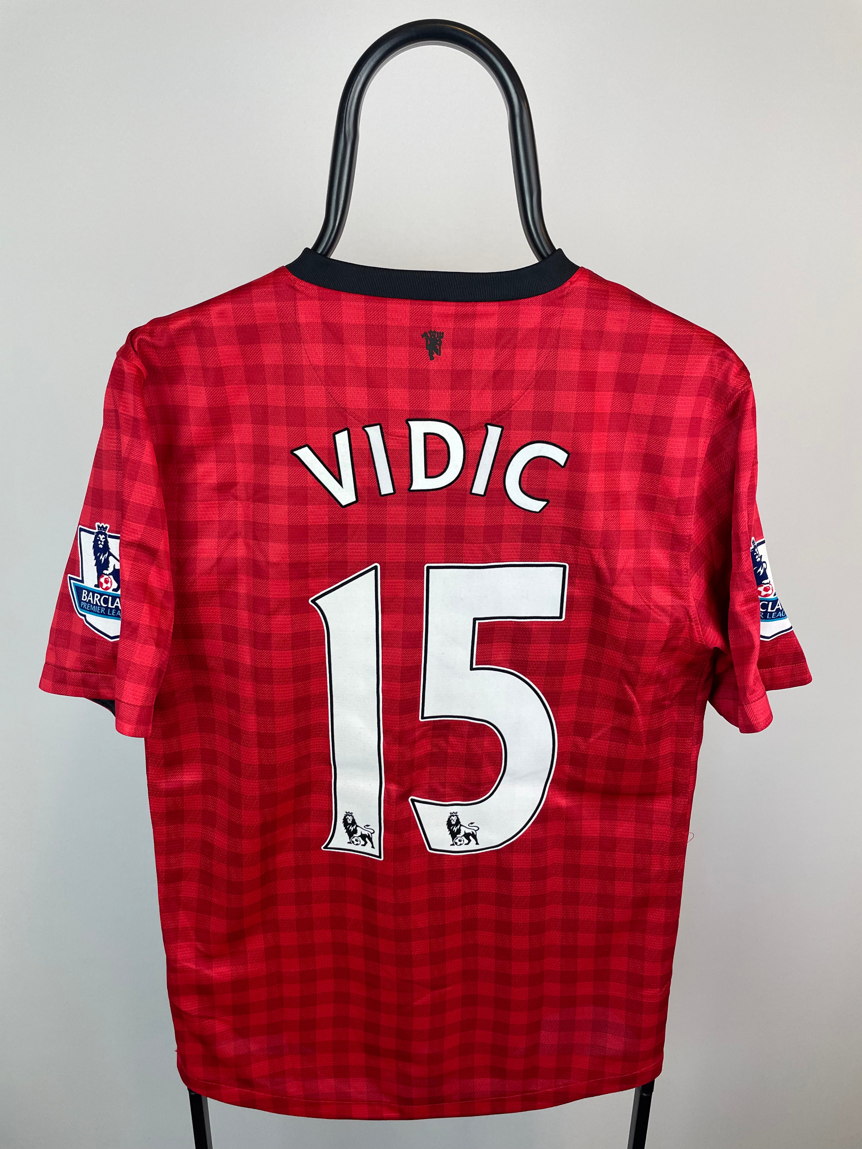 Nemanja Vidic Manchester United 12/13 hjemmebanetrøje - S