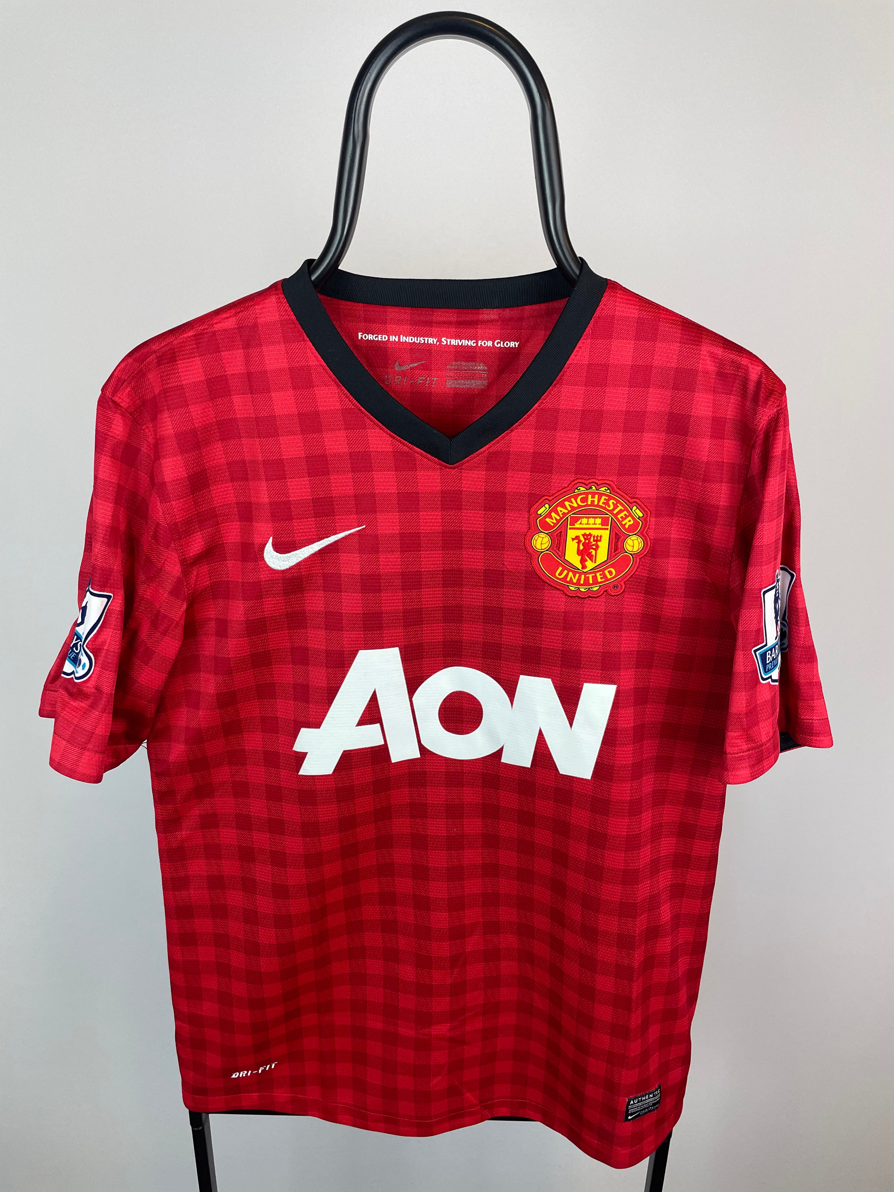 Nemanja Vidic Manchester United 12/13 hjemmebanetrøje - S