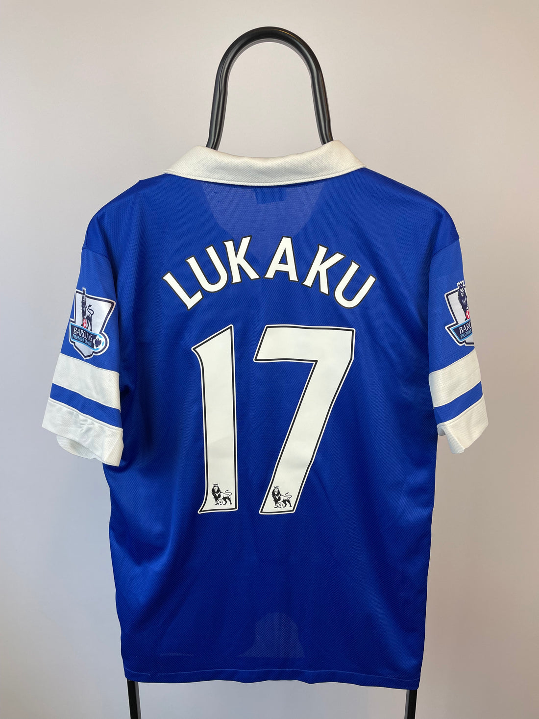 Romelu Lukaku Everton 13/14 hjemmebanetrøje - M