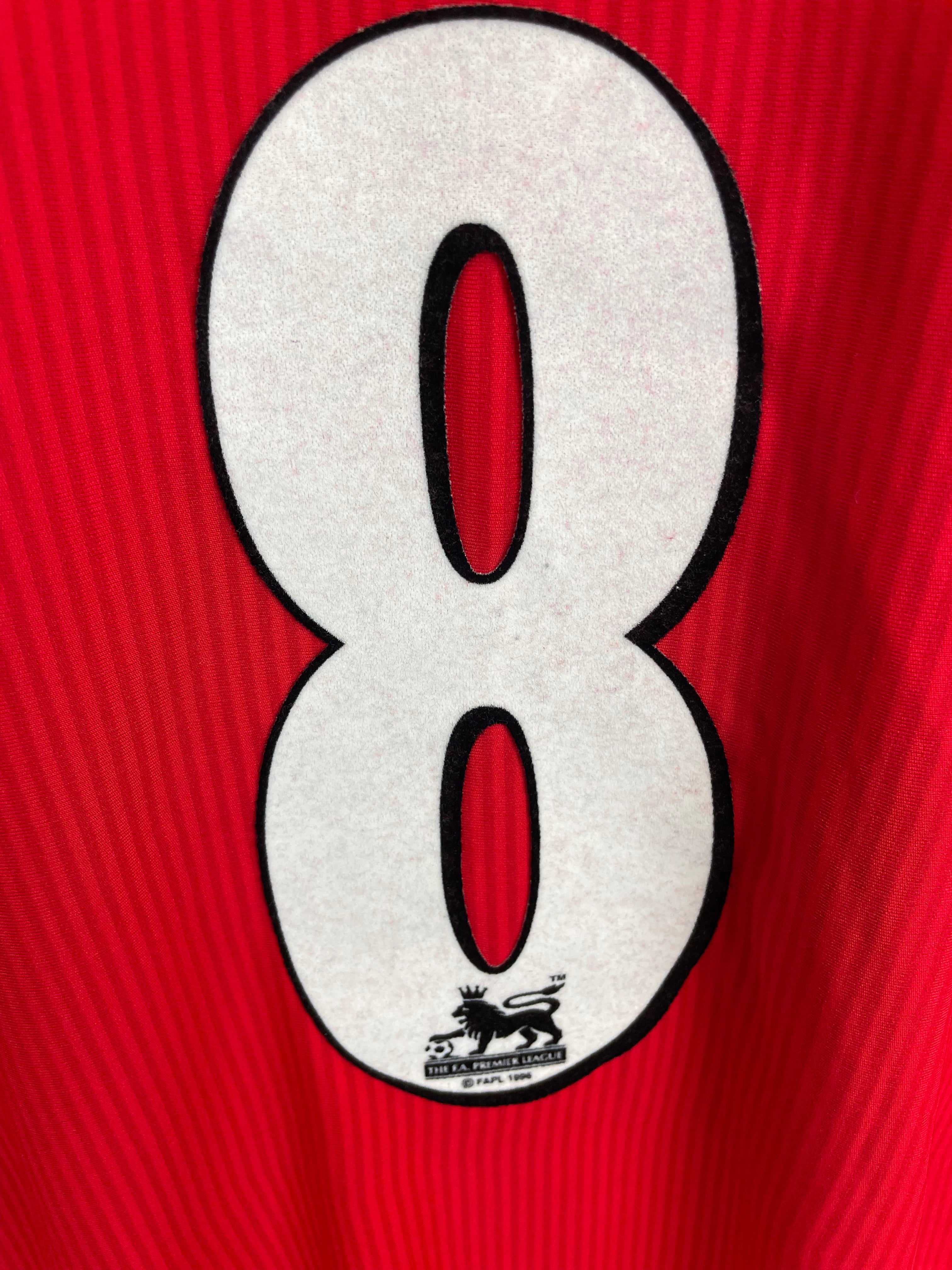 Steven Gerrard Liverpool 03/04 hjemmebanetrøje - XXXL