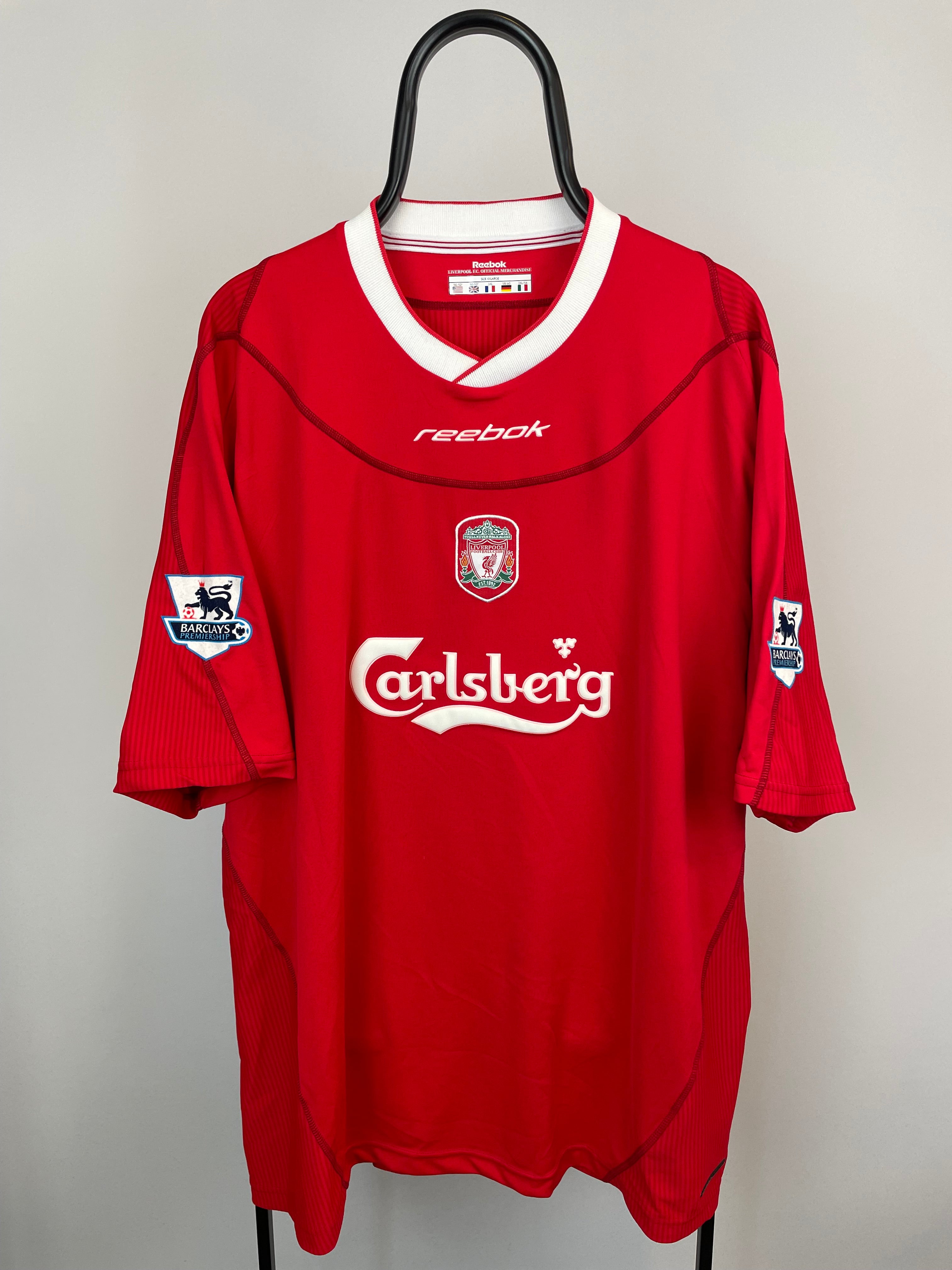 Steven Gerrard Liverpool 03/04 hjemmebanetrøje - XXXL