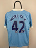 Yaya Toure Manchester City 15/16 hjemmebanetrøje - L