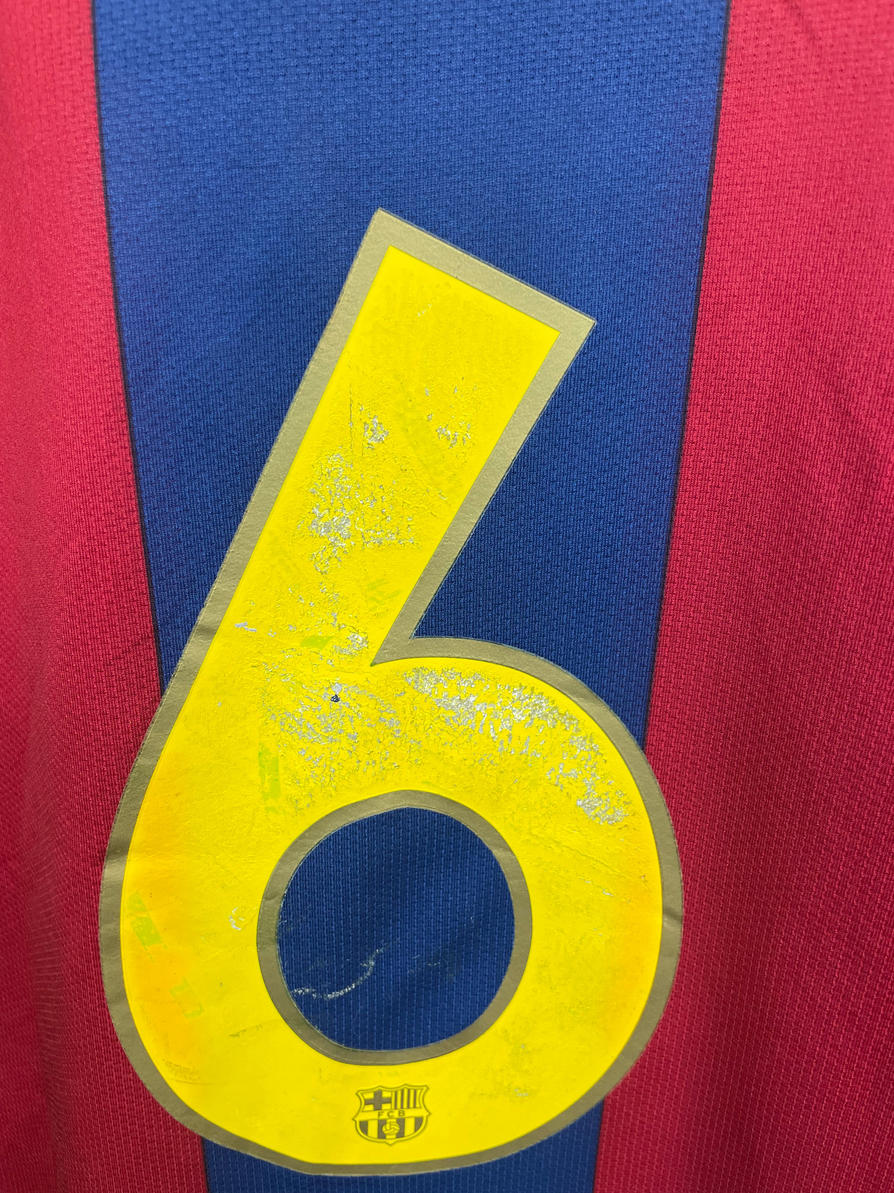 Xavi Barcelona 07/08 hjemmebanetrøje - M