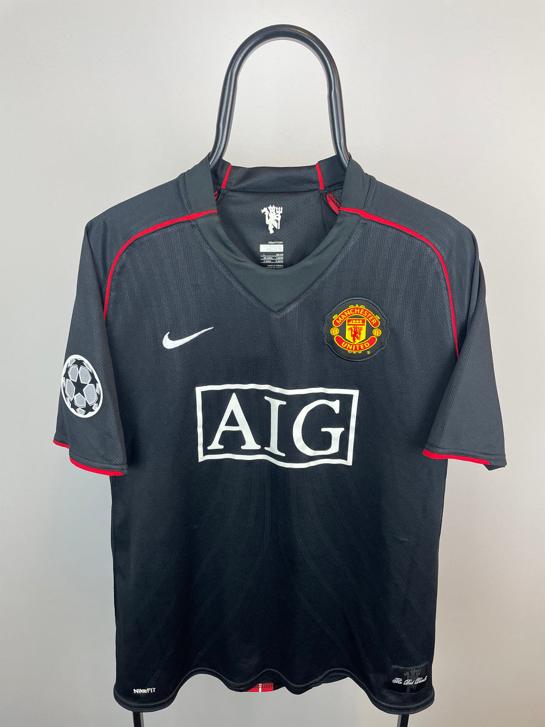 Cristiano Ronaldo Manchester United 07/08 udebanetrøje - L