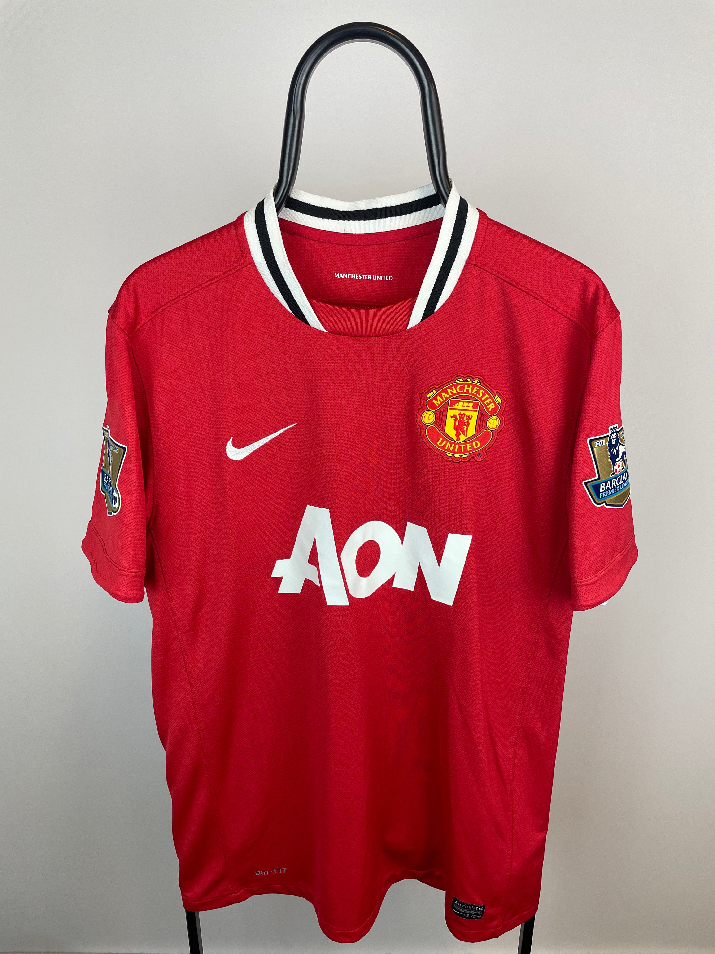 Rio Ferdinand Manchester United 11/12 hjemmebanetrøje - L