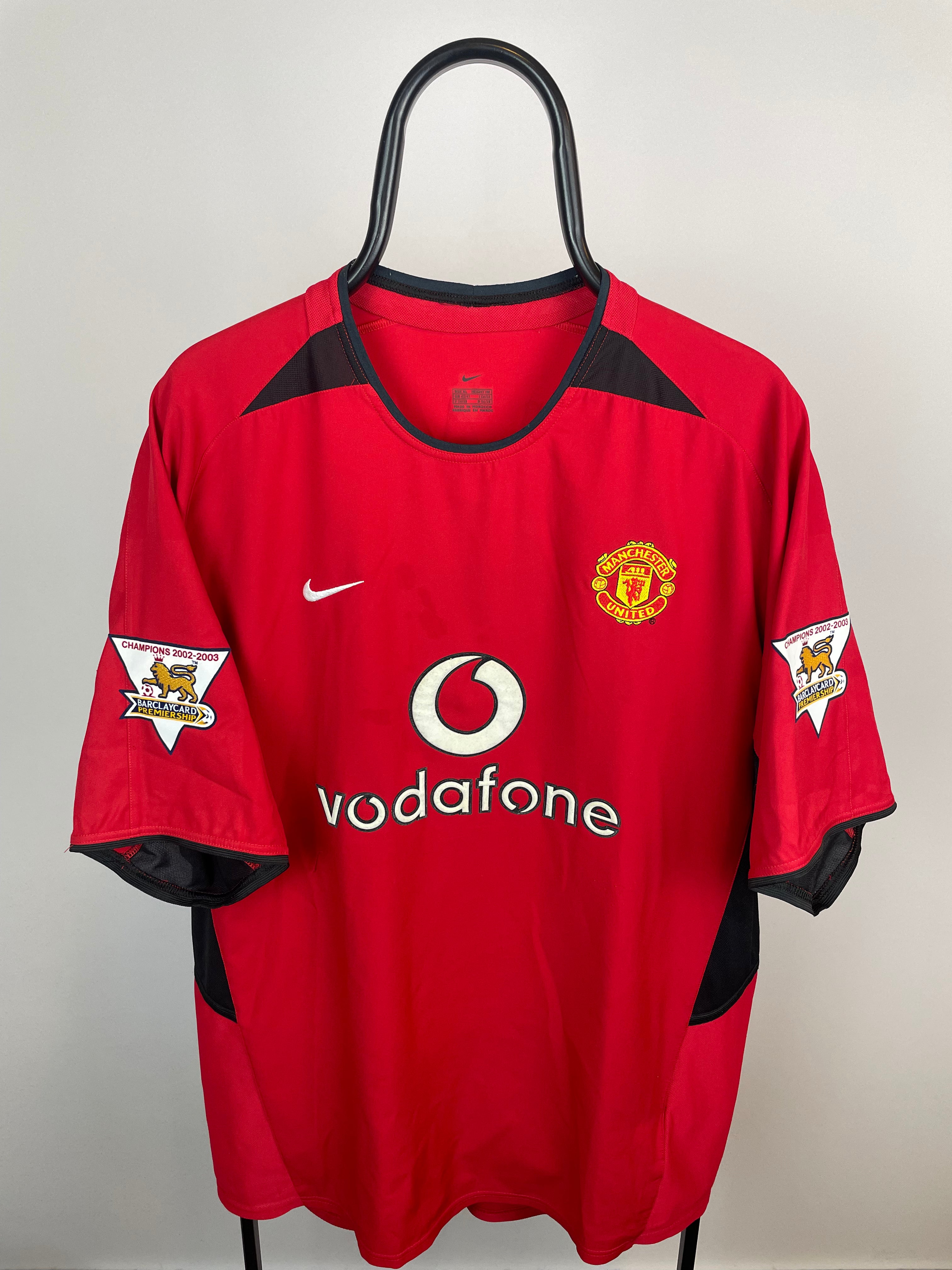 Cristiano Ronaldo Manchester United 03/04 hjemmebanetrøje - XL