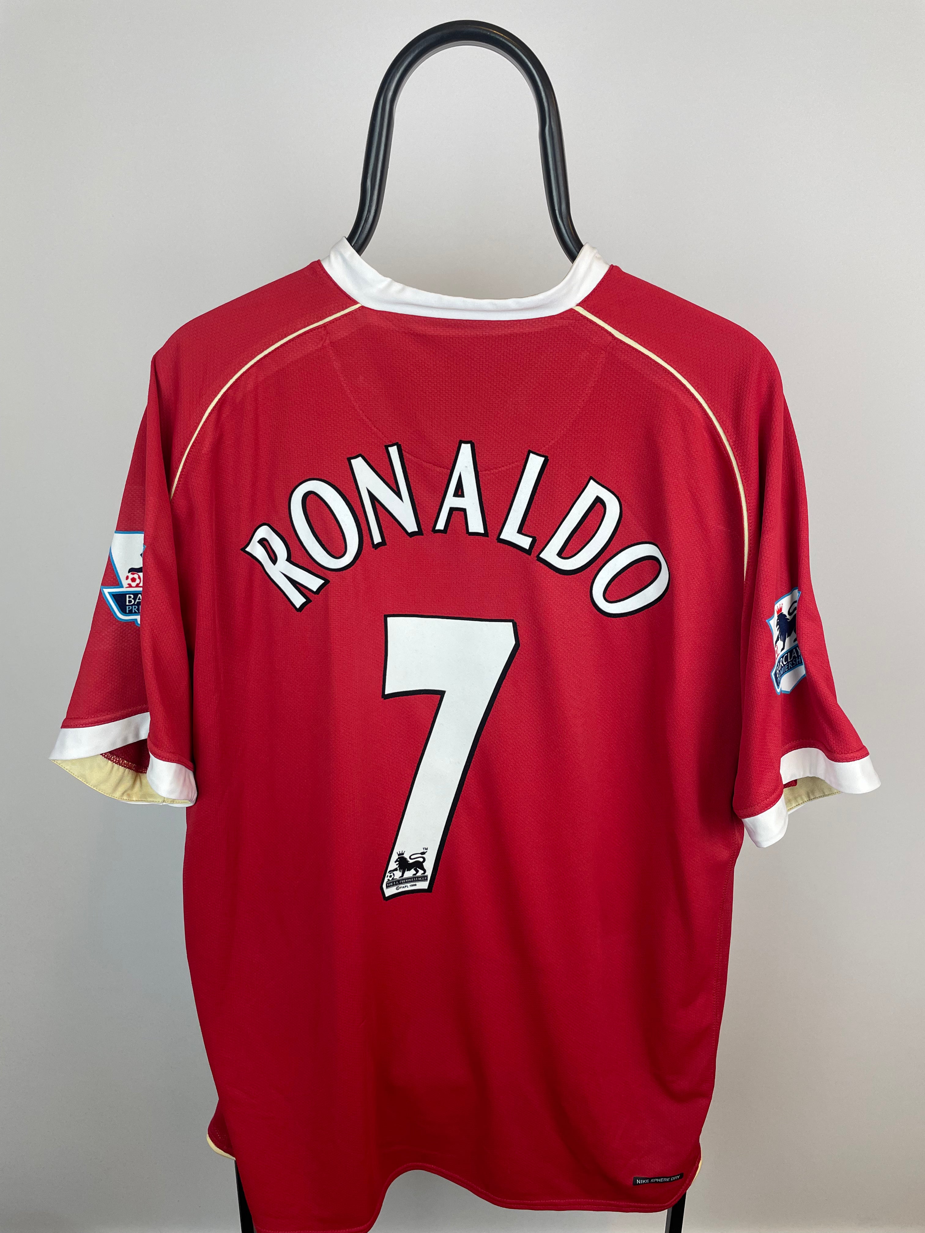 Cristiano Ronaldo Manchester United 06/07 hjemmebanetrøje - XXL