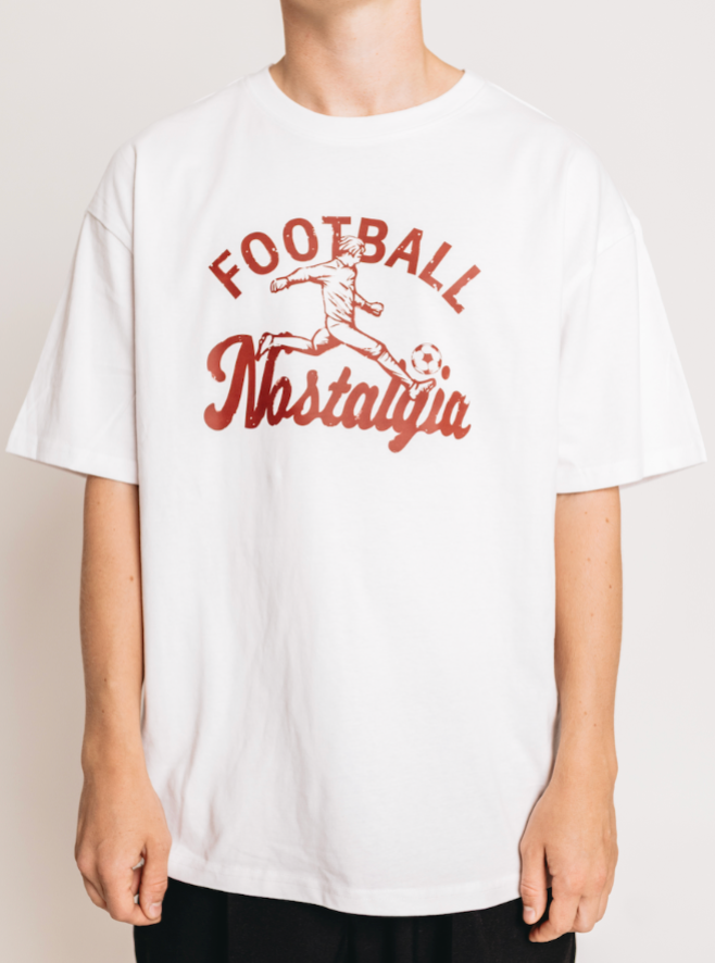 Football Nostalgia Oversized Tee