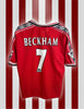David Beckham Manchester United 98/00 hjemmebanetrøje - XXL