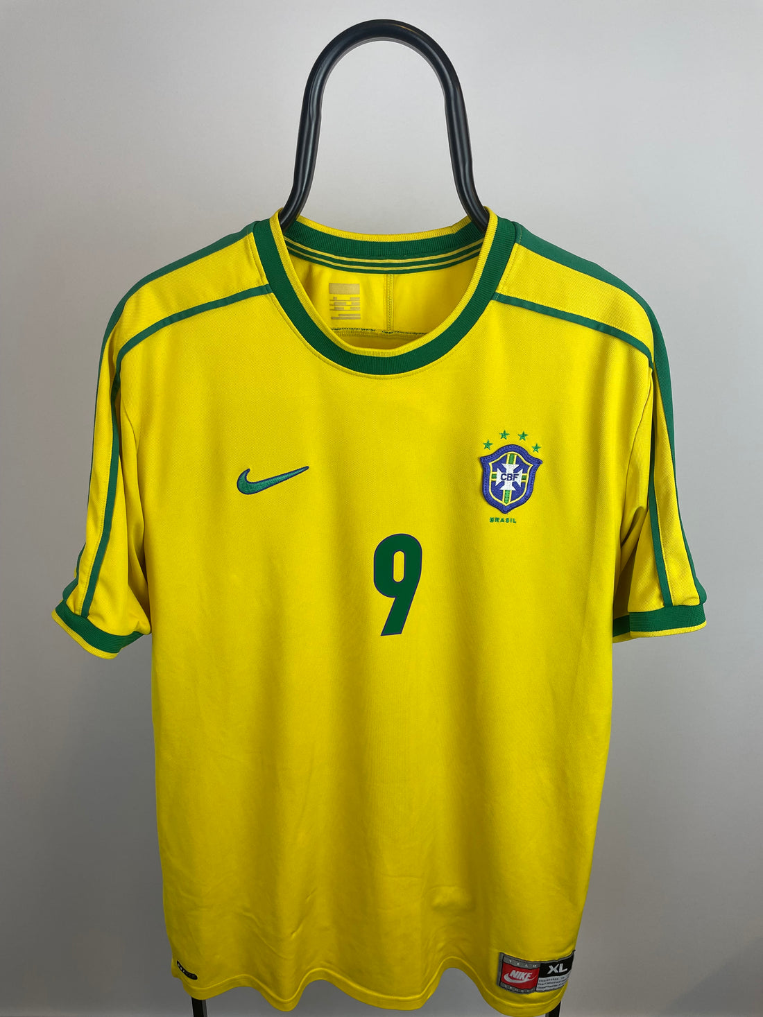 Ronaldo Nazario Brasilien 98/00 hjemmebanetrøje - XL