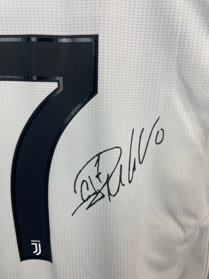 Cristiano Ronaldo Juventus 18/19 SIGNERET Match issue hjemmebanetrøje