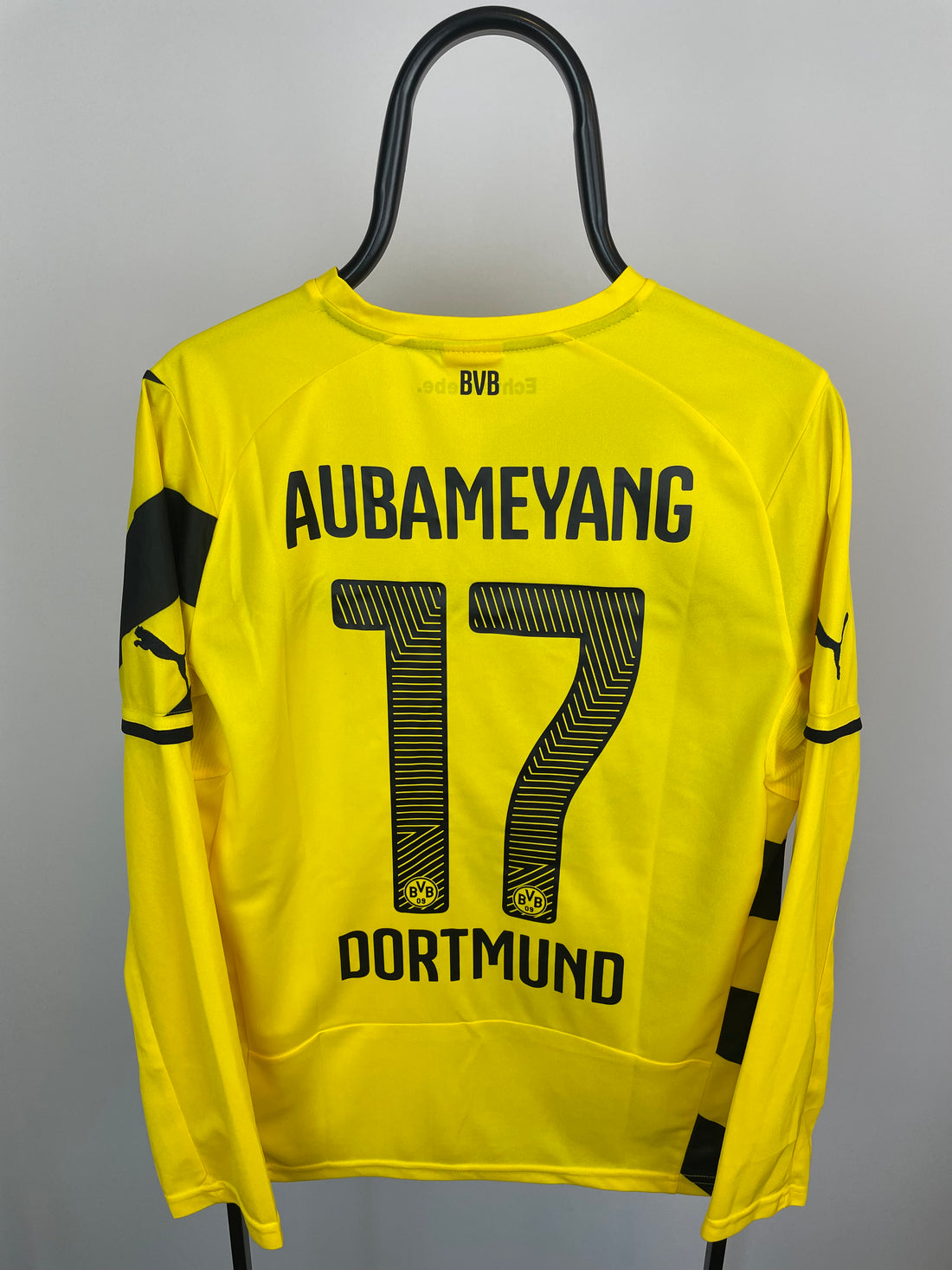 Pierre-Emerick Aubameyang Borussia Dortmund 14/15 langærmet hjemmebanetrøje - M