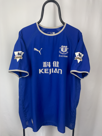 Thomas Graversen Everton 03/04 udebanetrøje - XXL