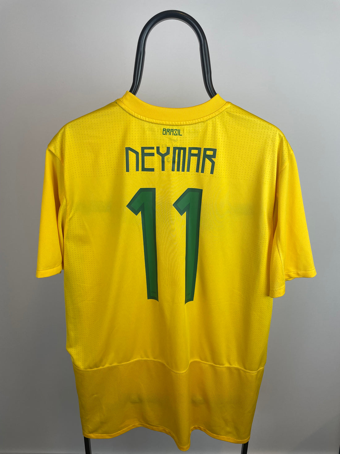 Neymar Brasilien 11/12 hjemmebanetrøje - XL