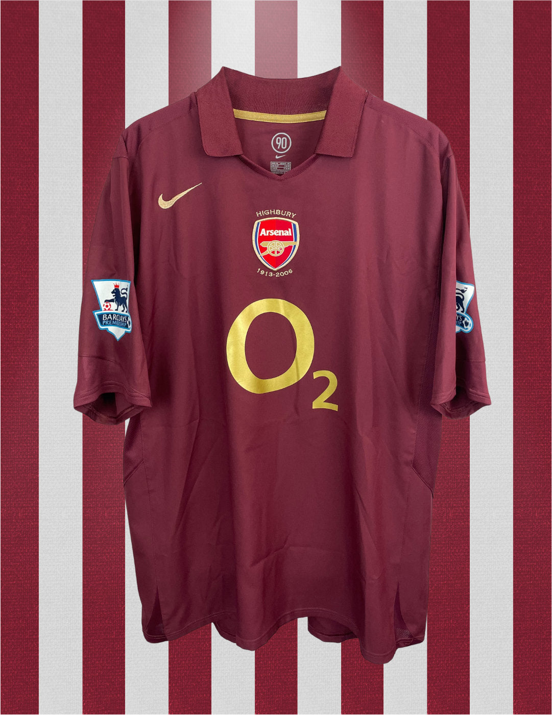 Thierry Henry Arsenal 05/06 hjemmebanetrøje - XL