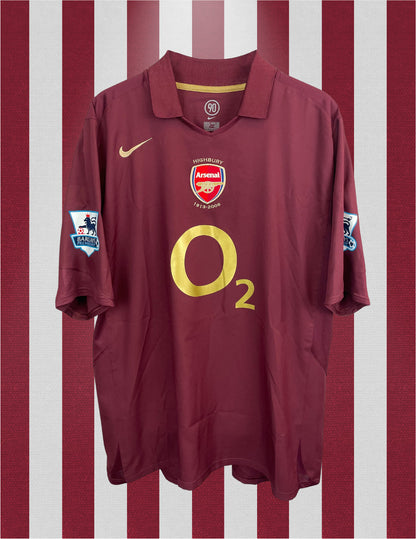 Thierry Henry Arsenal 05/06 hjemmebanetrøje - XL