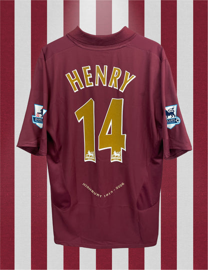 Thierry Henry Arsenal 05/06 hjemmebanetrøje - XL