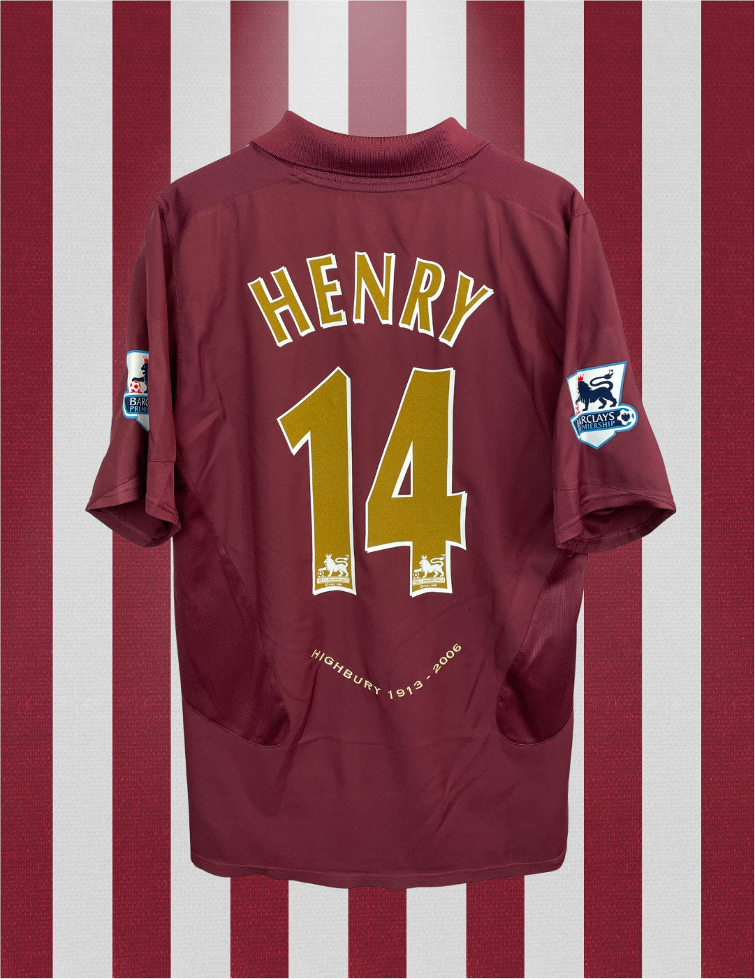 Thierry Henry Arsenal 05/06 hjemmebanetrøje - L