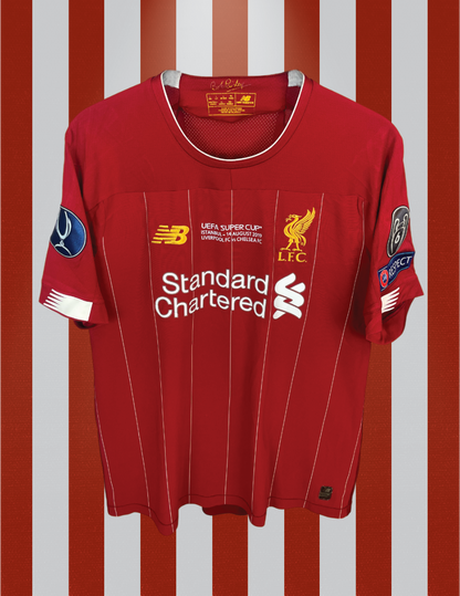 Roberto Firmino Liverpool 19/20 hjemmebanetrøje FINALETRYK - L