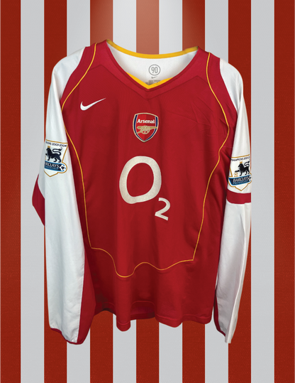 Thierry Henry Arsenal 02/04 hjemmebanetrøje - XL