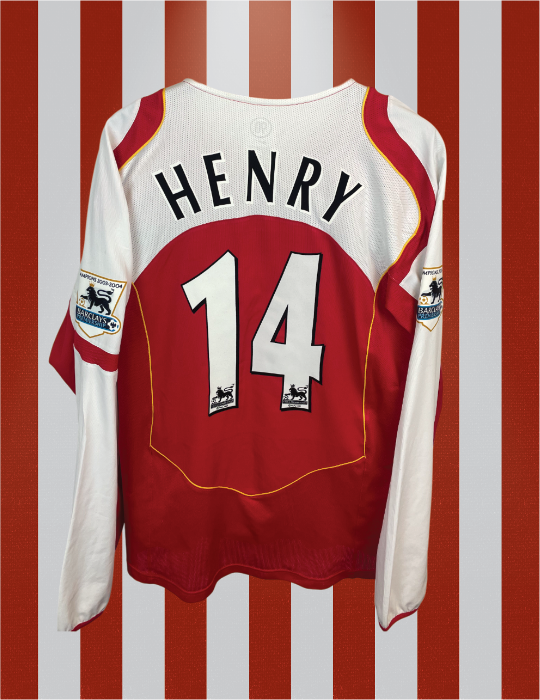 Thierry Henry Arsenal 02/04 hjemmebanetrøje - XL