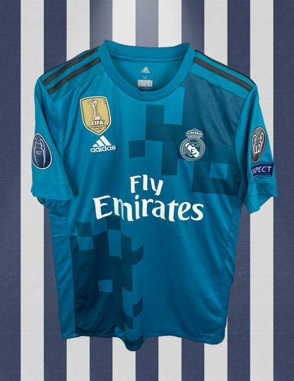 Cristiano Ronaldo Real Madrid 17/18 3 trøje - M