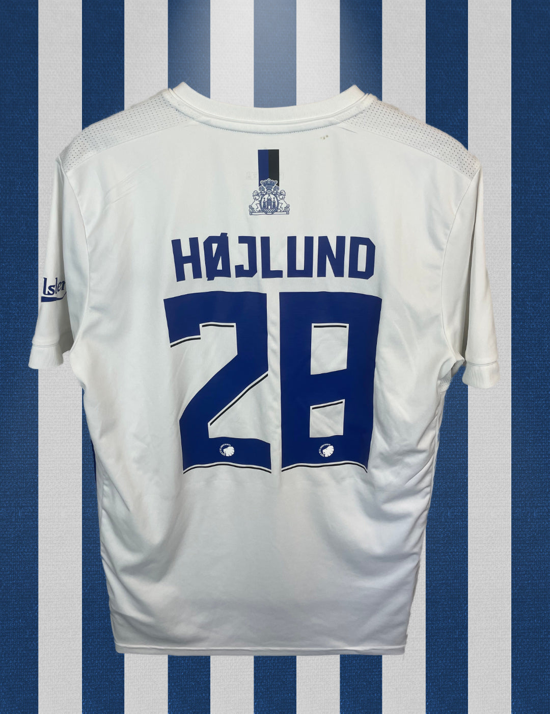 Rasmus Højlund FCK 21/22 hjemmebanetrøje - L