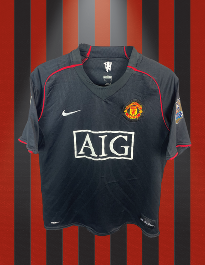 Cristiano Ronaldo Manchester United 07/08 udebanetrøje - M