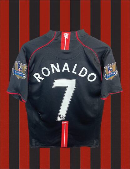 Cristiano Ronaldo Manchester United 07/08 udebanetrøje - M