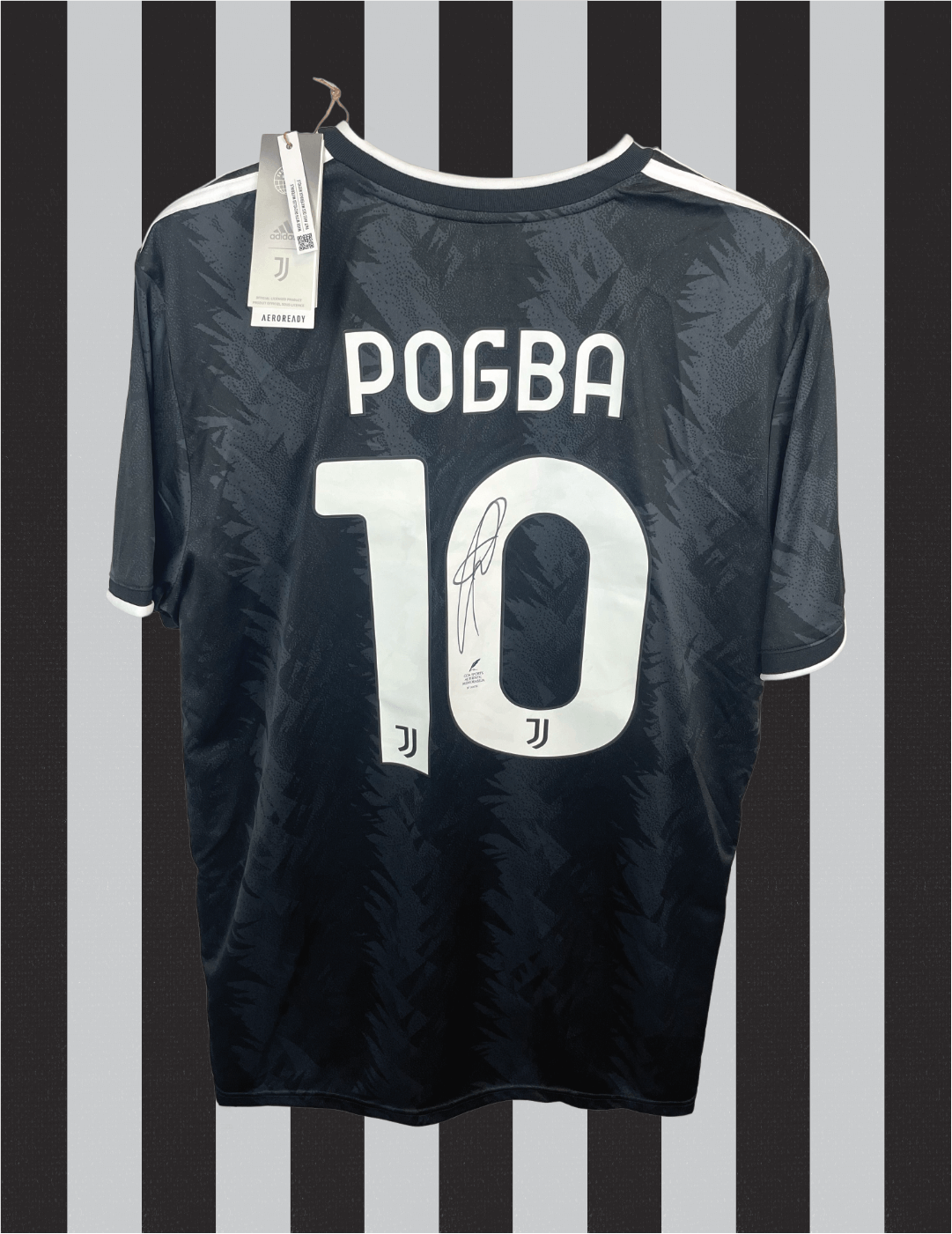 Paul Pogba Juventus 22/23 SIGNERET udebanetrøje - XL